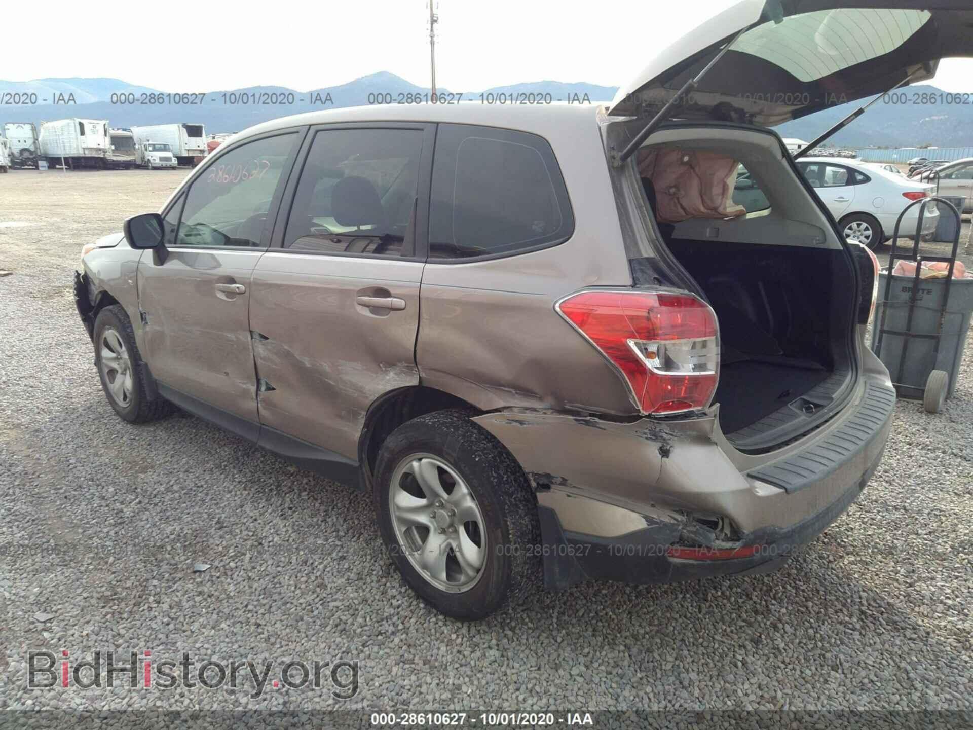 2014 SUBARU FORESTER - VIN: JF2SJAAC2EH504287 - Photo 3