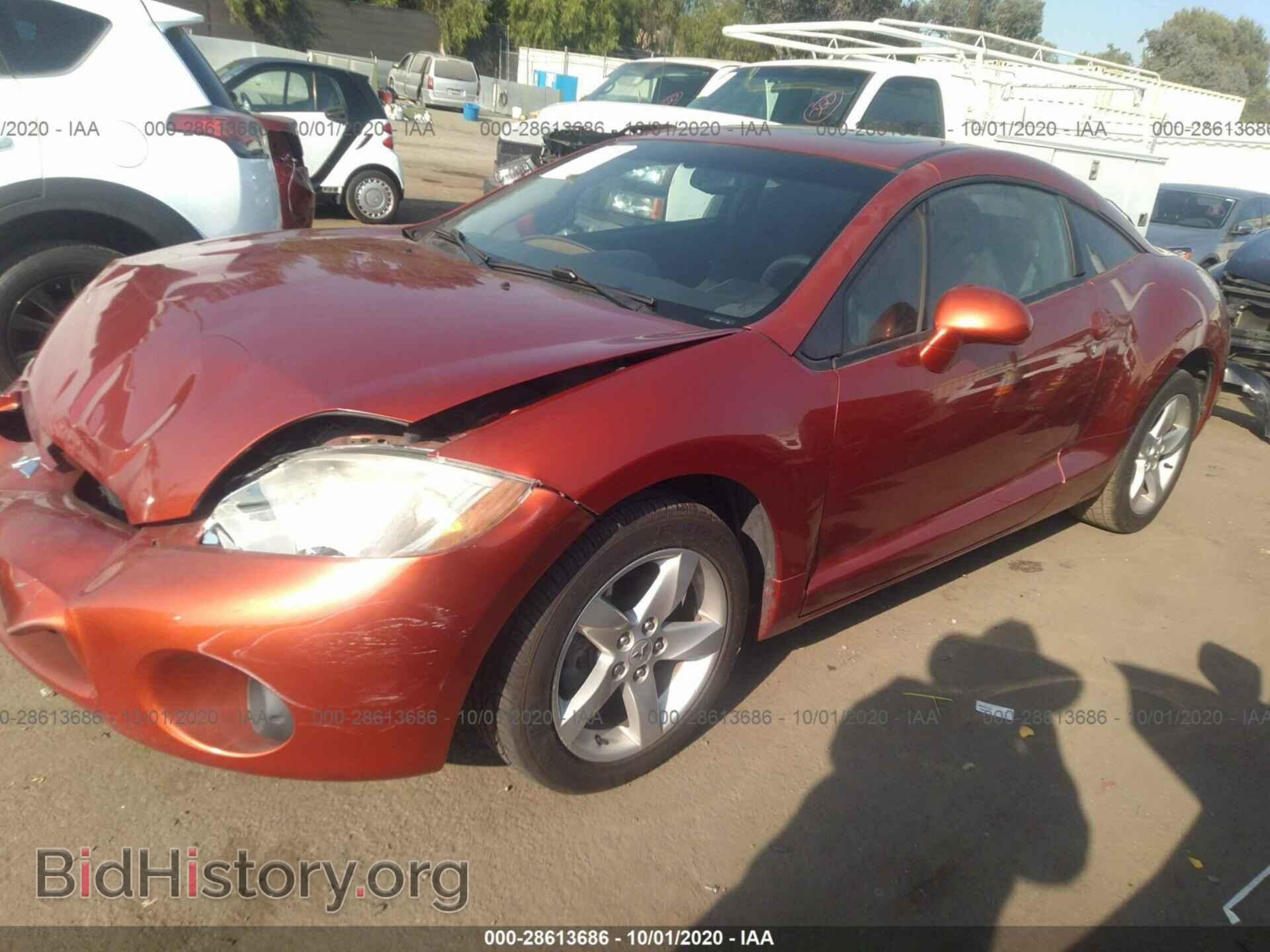 2007 MITSUBISHI ECLIPSE - VIN: 4A3AK24F67E017579 - Фото 2