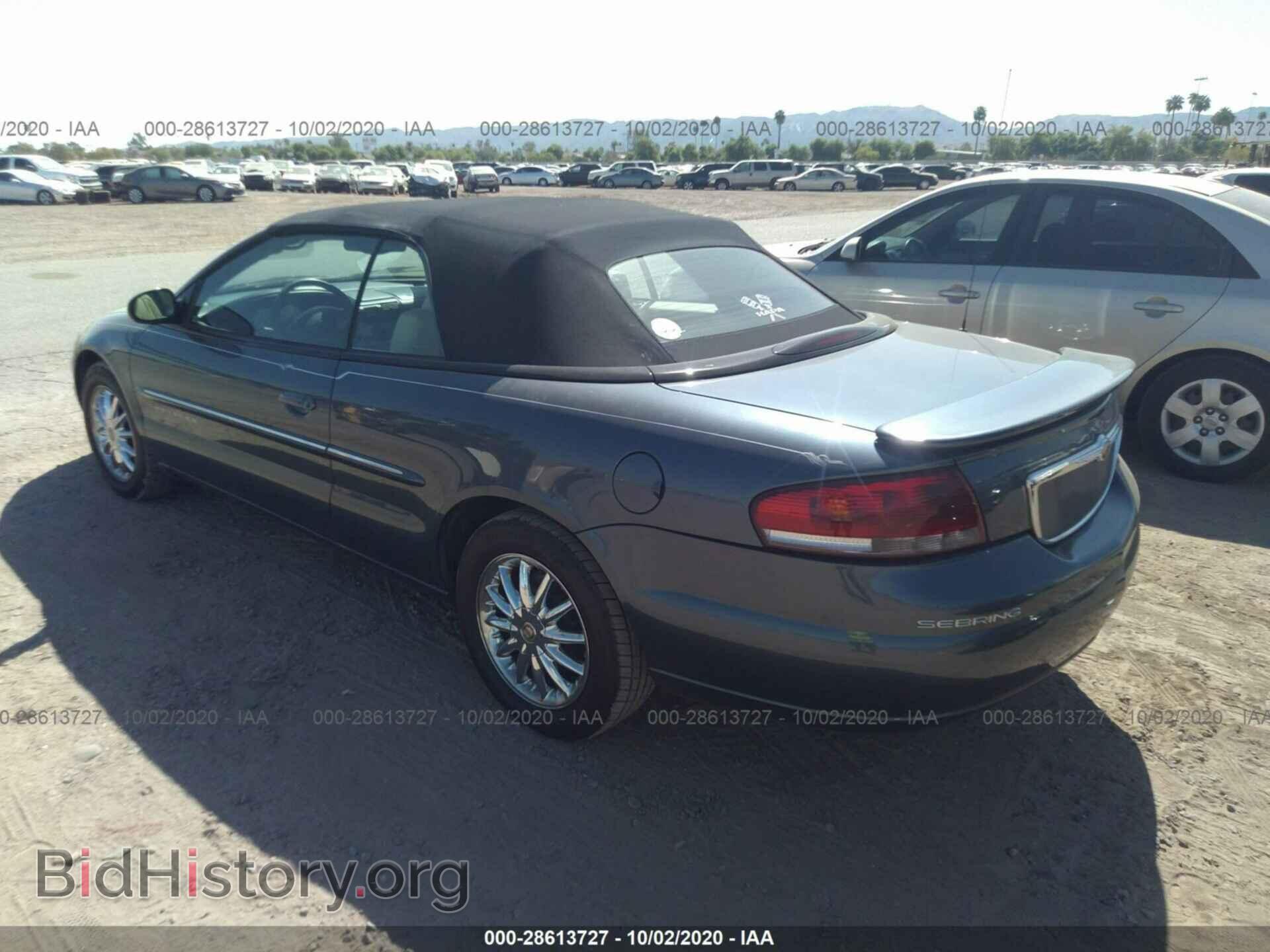 2001 CHRYSLER SEBRING - VIN: 1C3EL65U21N653868 - Фото 3