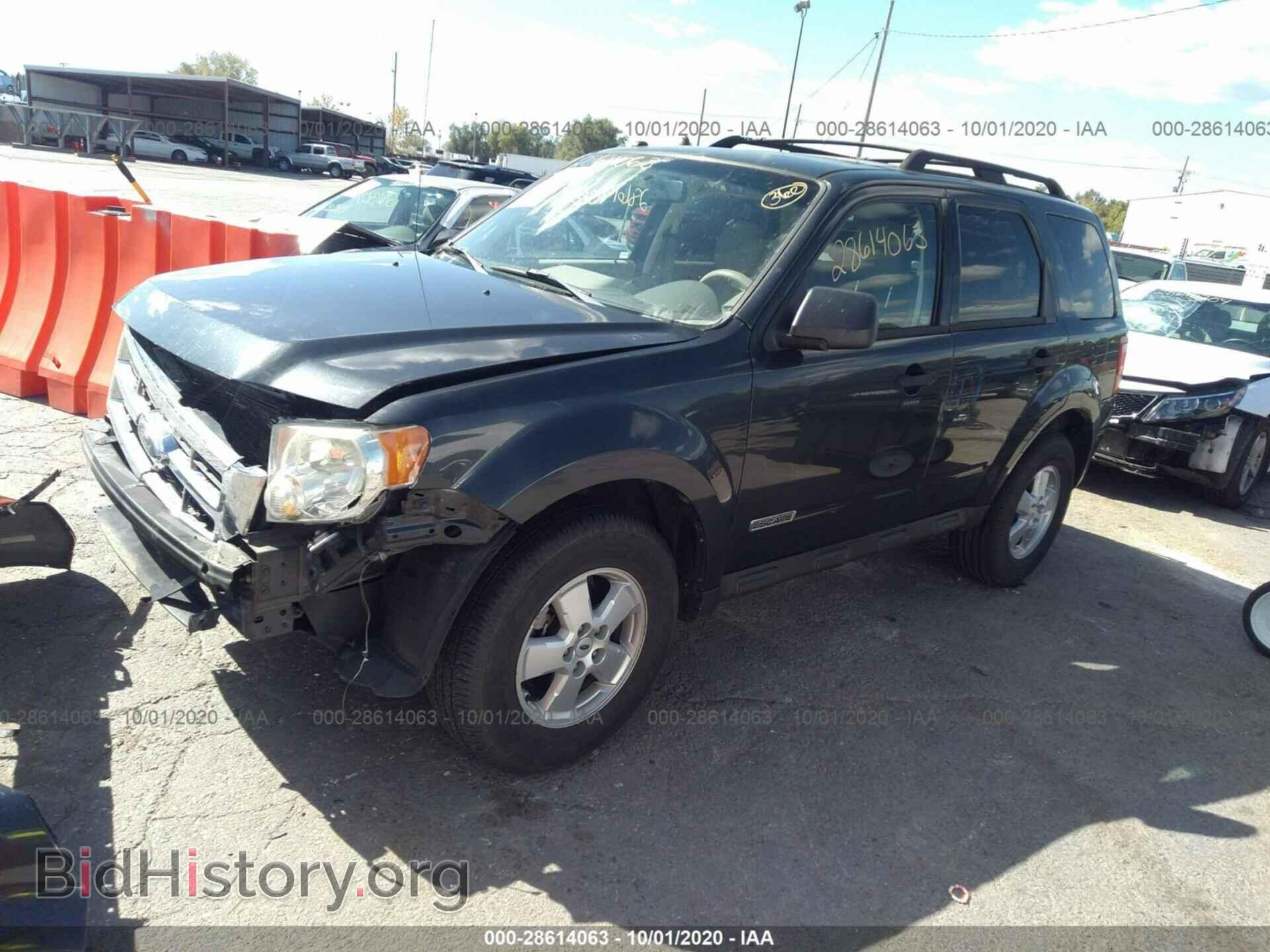 2008 FORD ESCAPE - VIN: 1FMCU03Z98KE21061 - Фото 2