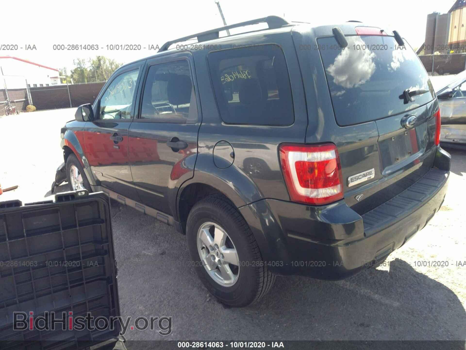 2008 FORD ESCAPE - VIN: 1FMCU03Z98KE21061 - Фото 3