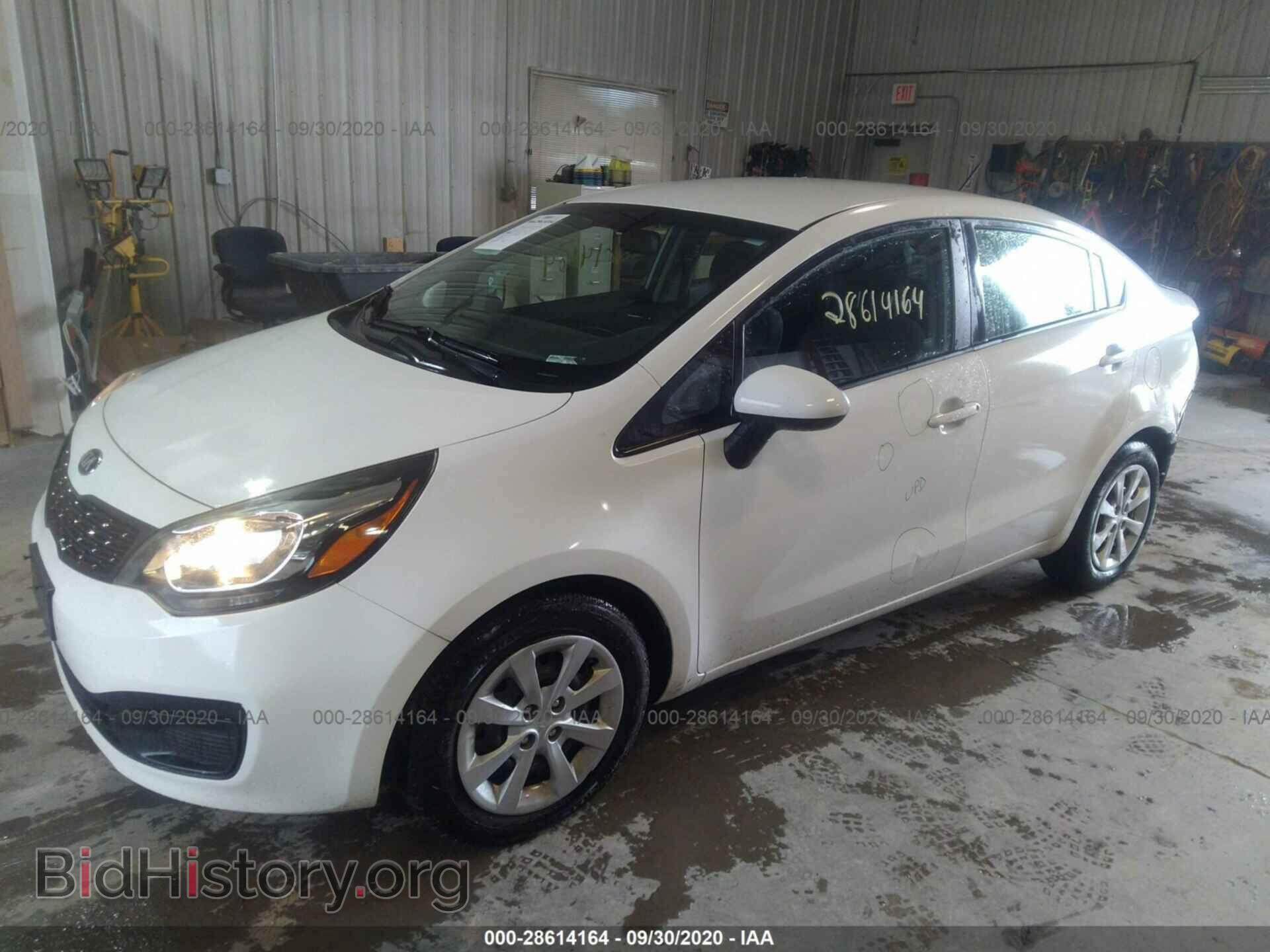2013 KIA RIO - VIN: KNADM4A33D6274203 - Фото 2