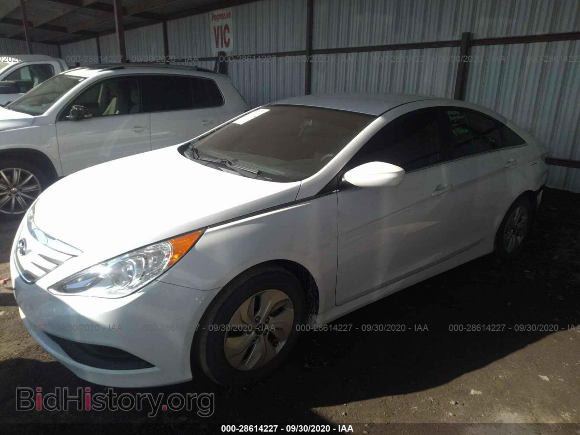 2014 HYUNDAI SONATA - VIN: 5NPEB4AC6EH823865 - Фото 2