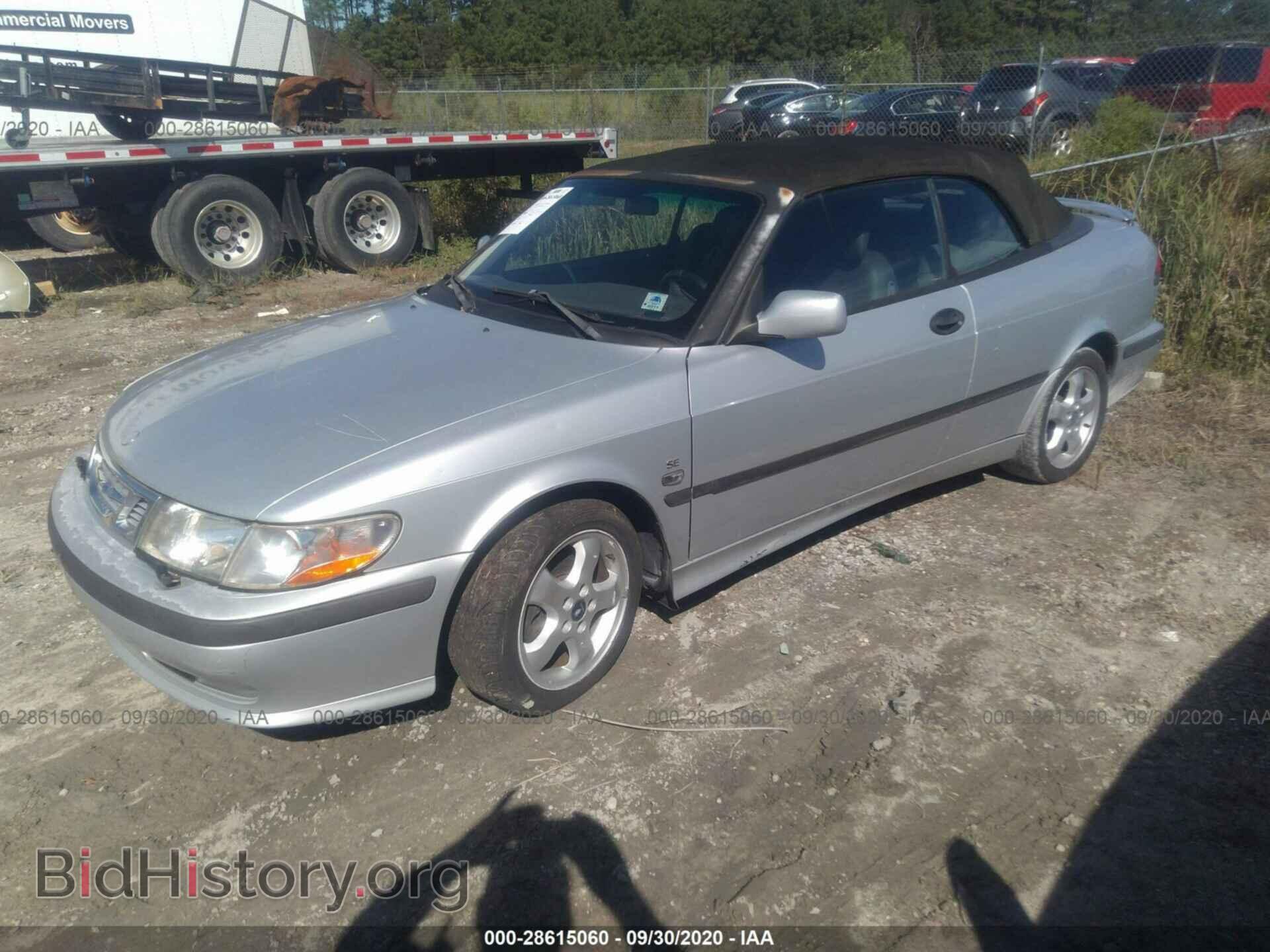 2001 SAAB 9-3 - VIN: YS3DF78K017003996 - Фото 2