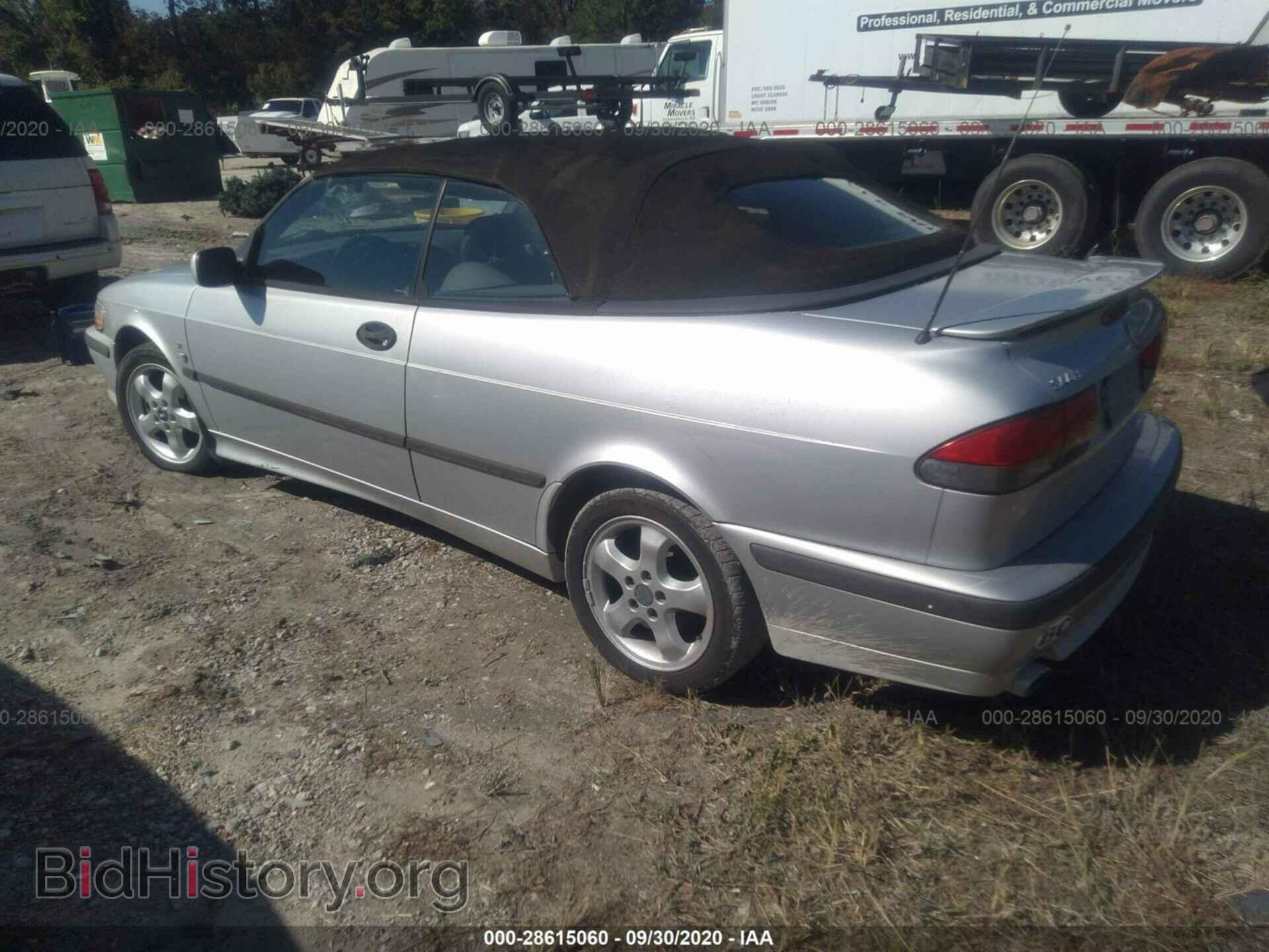 2001 SAAB 9-3 - VIN: YS3DF78K017003996 - Фото 3