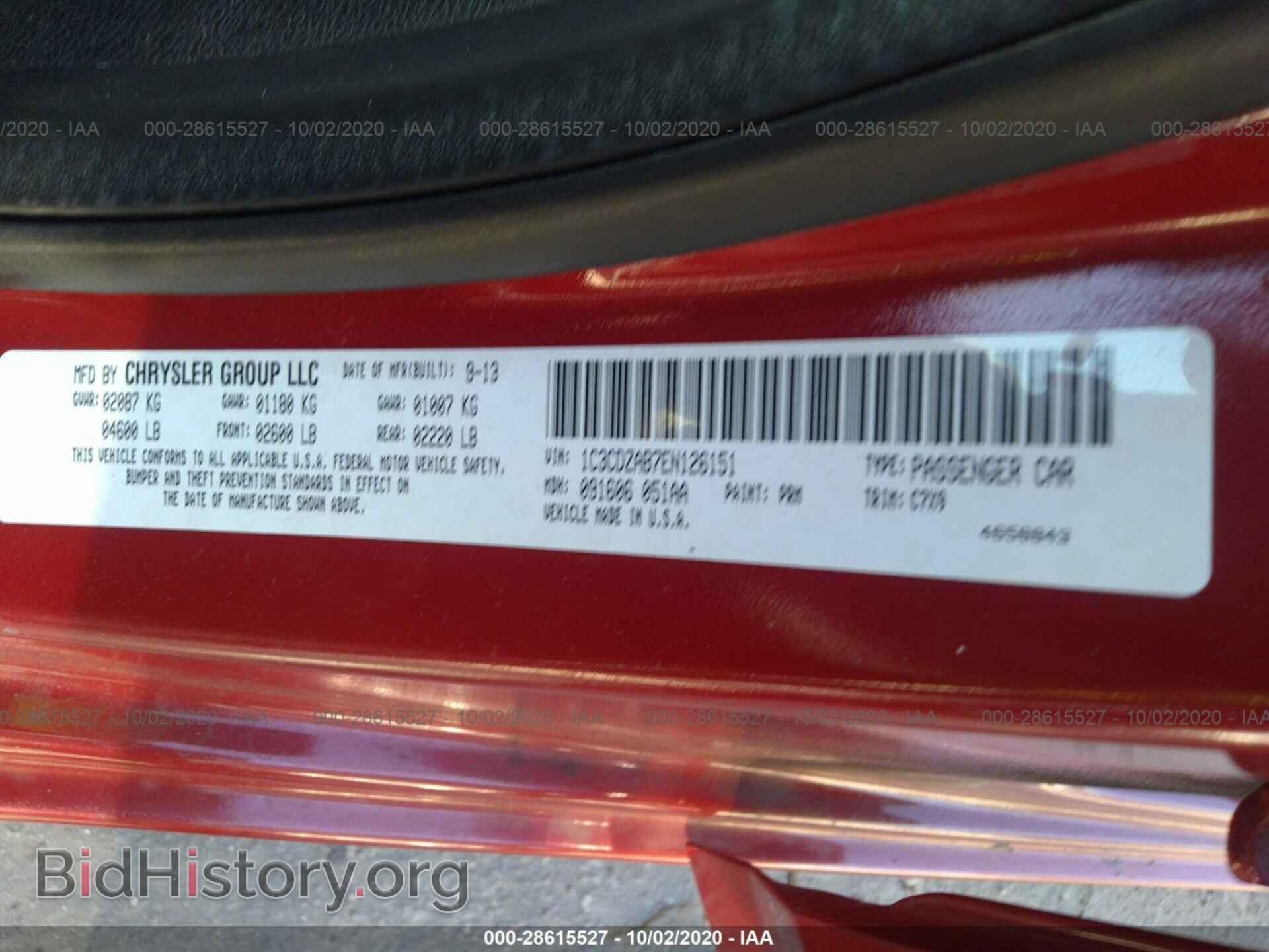 2014 DODGE AVENGER - VIN: 1C3CDZAB7EN126151 - Photo 9