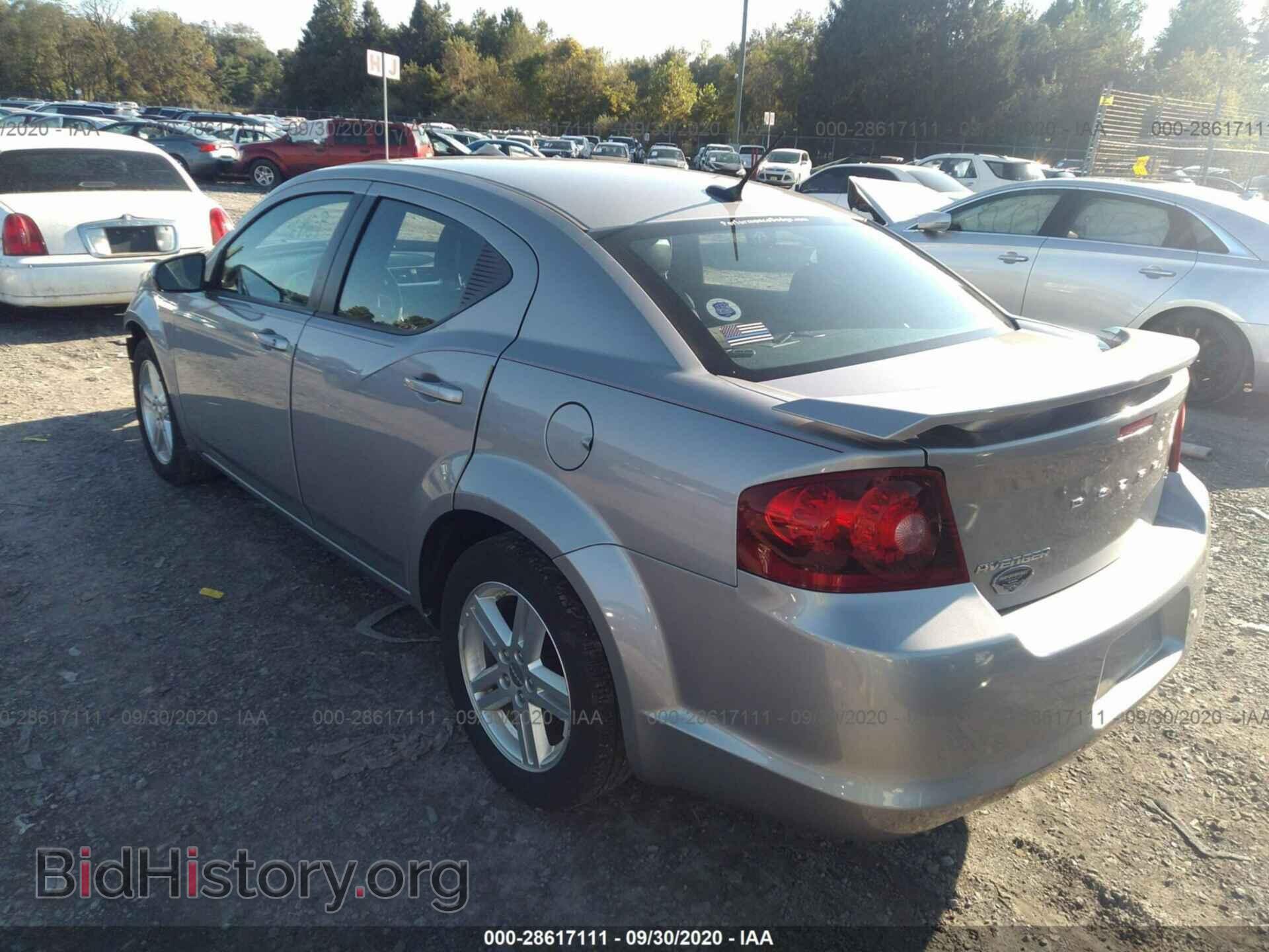 2013 DODGE AVENGER - VIN: 1C3CDZCB8DN627190 - Фото 3