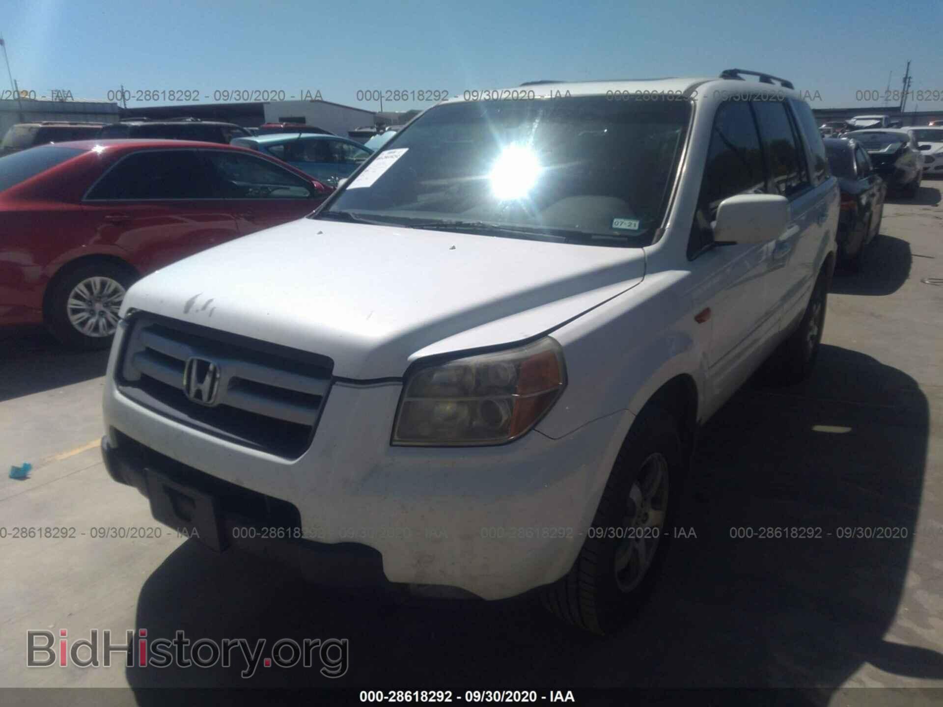 2006 HONDA PILOT - VIN: 5FNYF28566B034905 - Фото 2