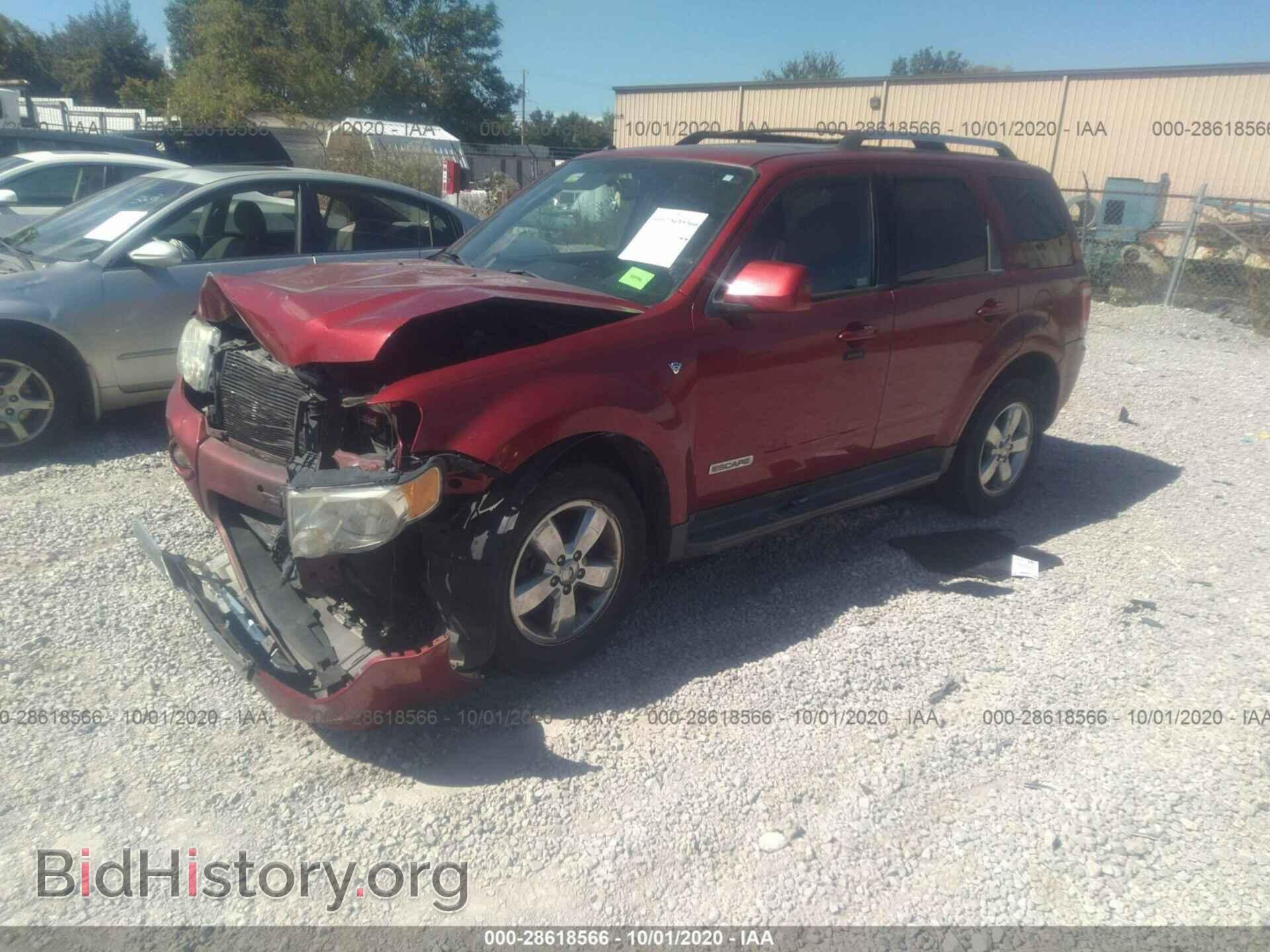 2008 FORD ESCAPE - VIN: 1FMCU04128KB49588 - Фото 2