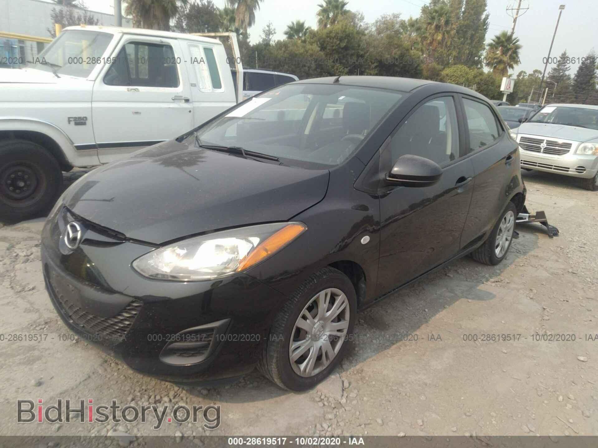2014 MAZDA MAZDA2 - VIN: JM1DE1KZ9E0179845 - Фото 2