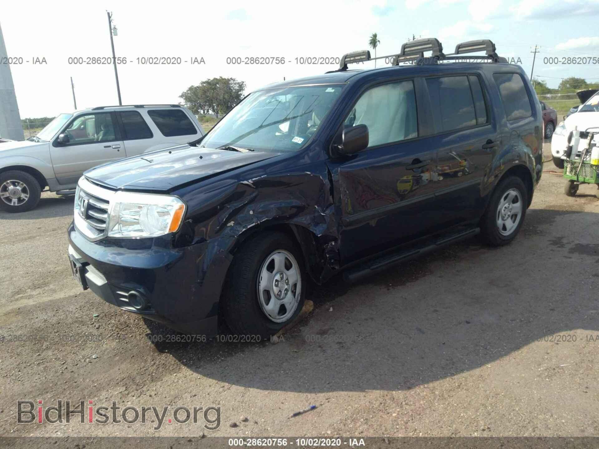 2014 HONDA PILOT - VIN: 5FNYF4H20EB010034 - Фото 2