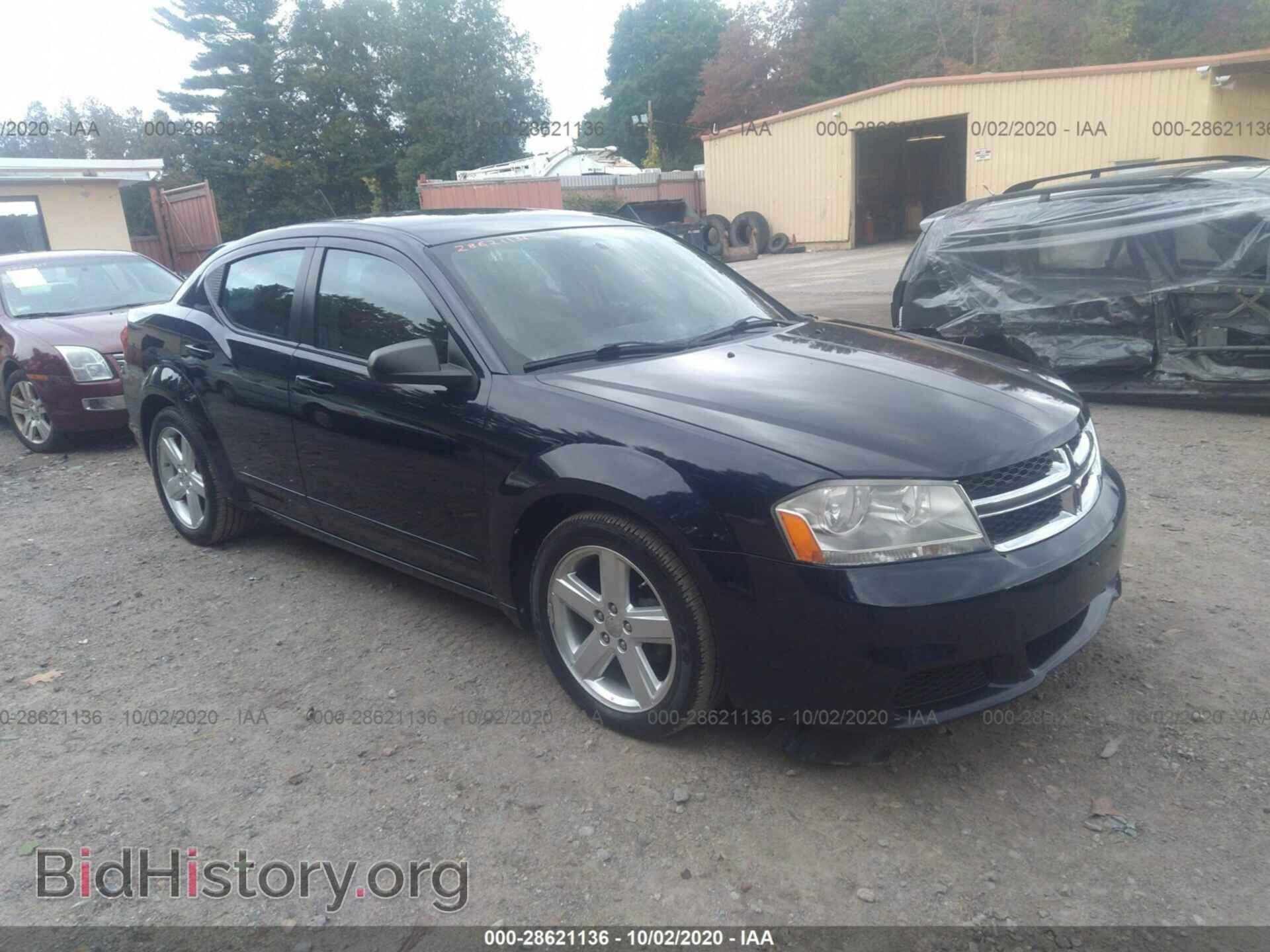 Фотография 1C3CDZAB8DN712629 - DODGE AVENGER 2013
