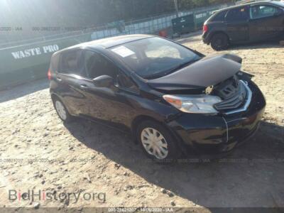 2015 Nissan VERSA NOTE SV, черный — VIN 3N1CE2CP2FL372876, IAAI