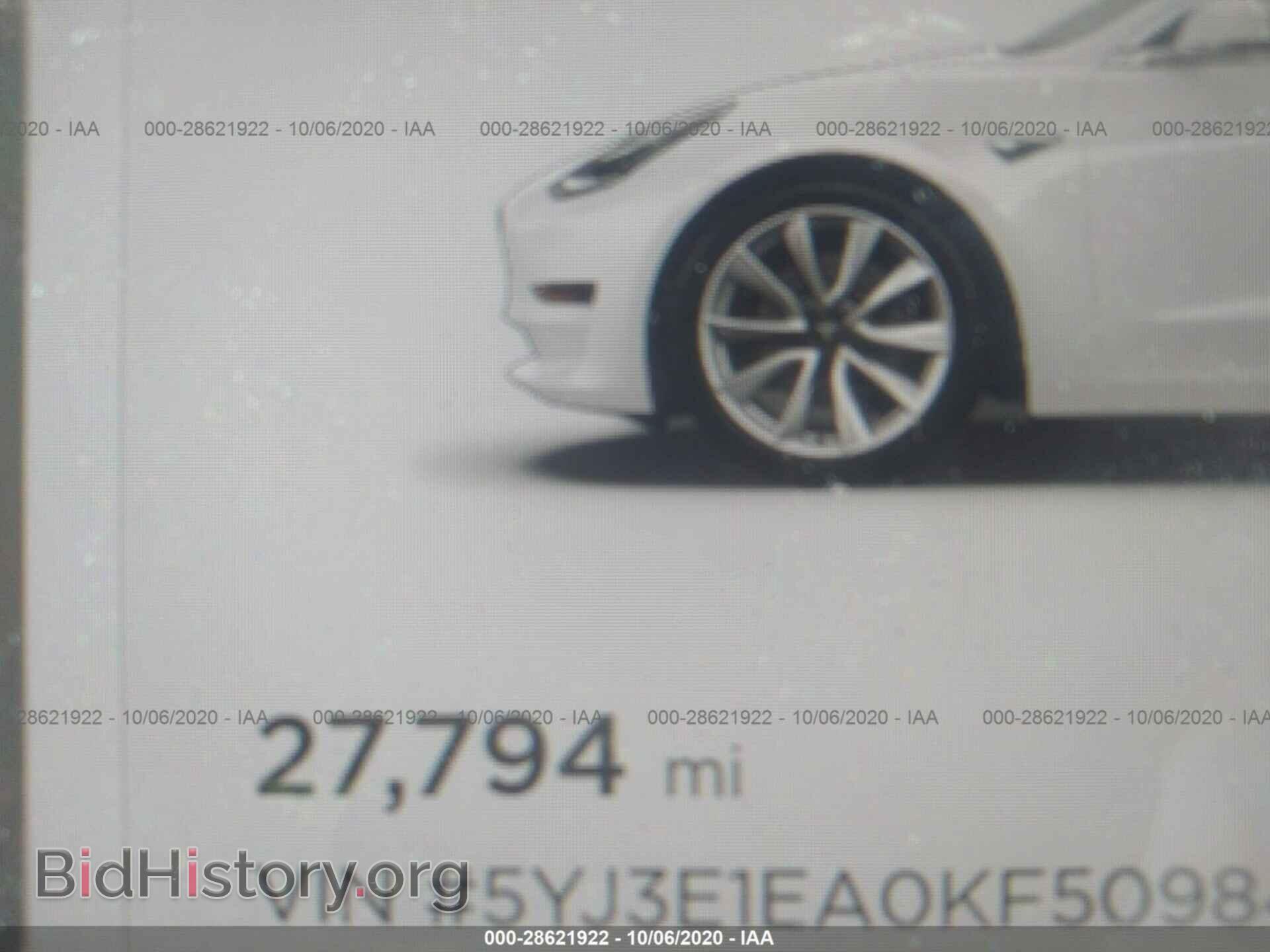 2019 TESLA MODEL 3 - VIN: 5YJ3E1EA0KF509841 - Photo 7