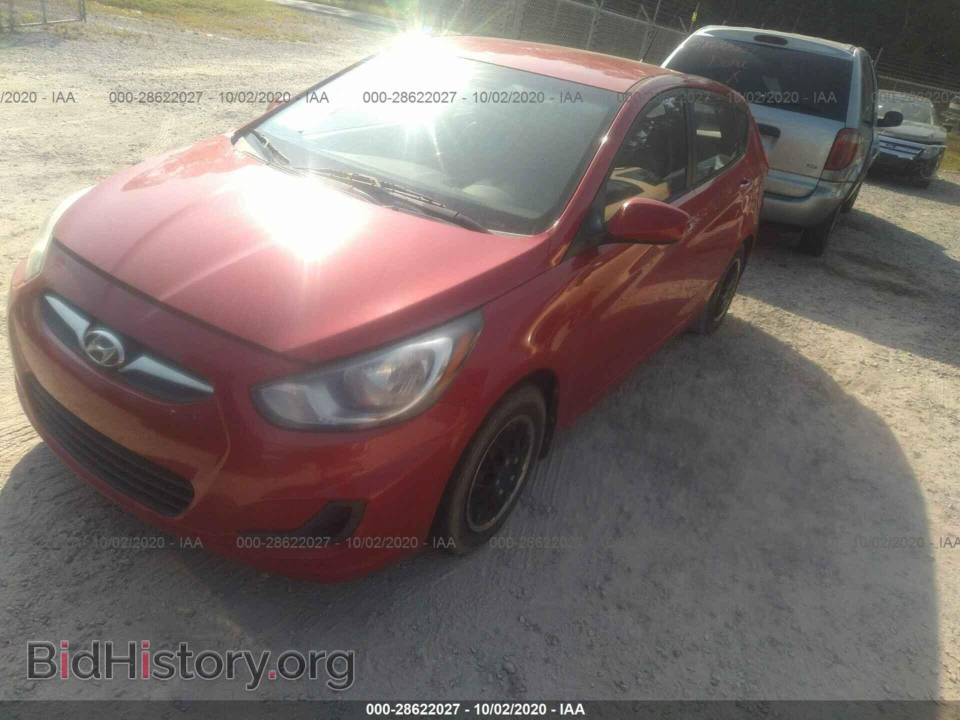 2013 HYUNDAI ACCENT - VIN: KMHCT5AE2DU107413 - Фото 2