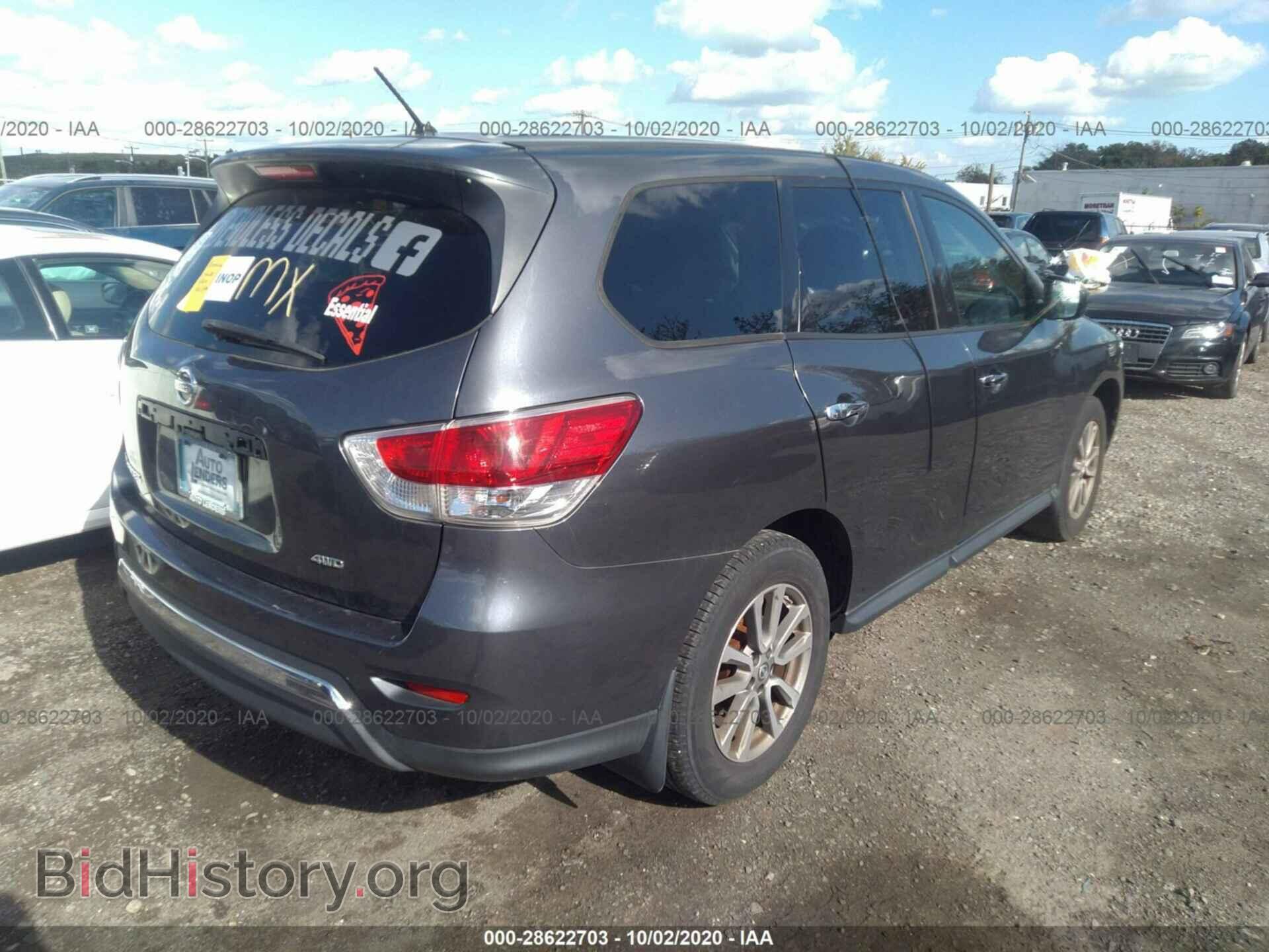 2014 NISSAN PATHFINDER - VIN: 5N1AR2MM1EC664456 - Фото 4