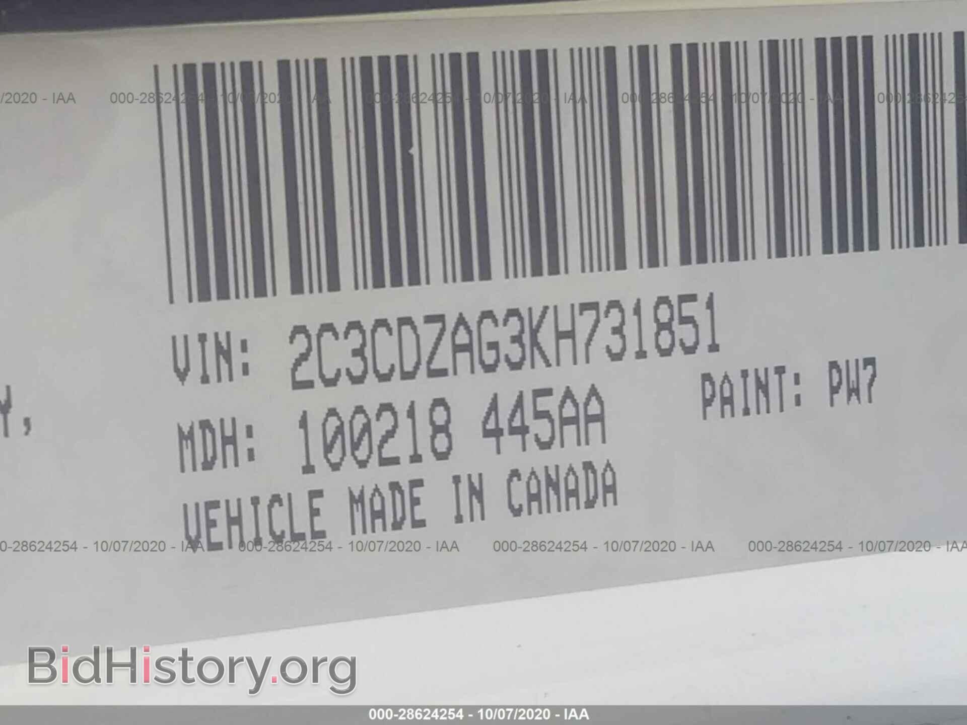 2019 DODGE CHALLENGER - VIN: 2C3CDZAG3KH731851 - Photo 9