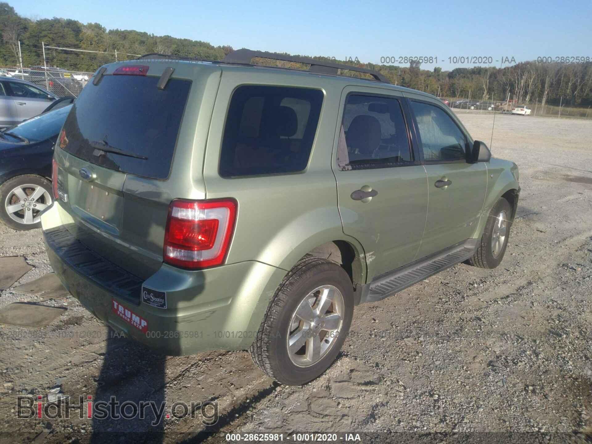 2008 FORD ESCAPE - VIN: 1FMCU03148KB76700 - Фото 4
