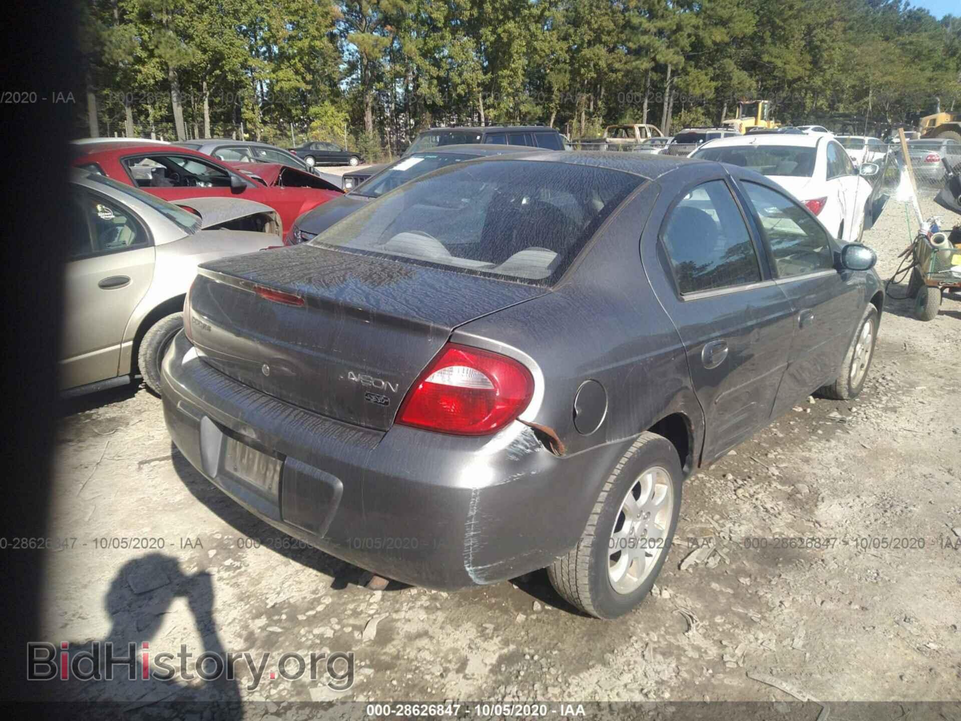 2005 DODGE NEON - VIN: 1B3ES56C65D181069 - Photo 4