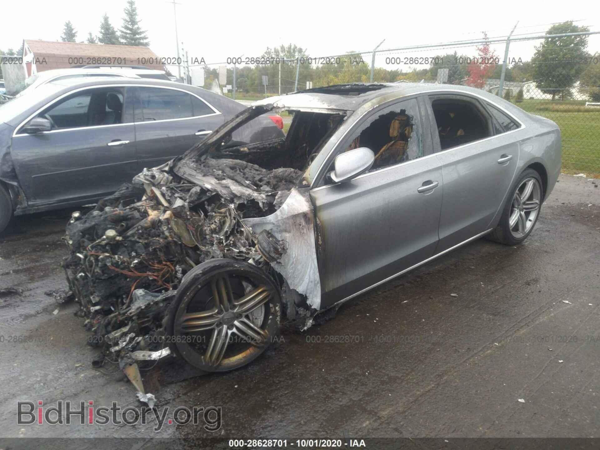 2013 AUDI A8 - VIN: WAUA2AFD0DN032354 - Фото 2