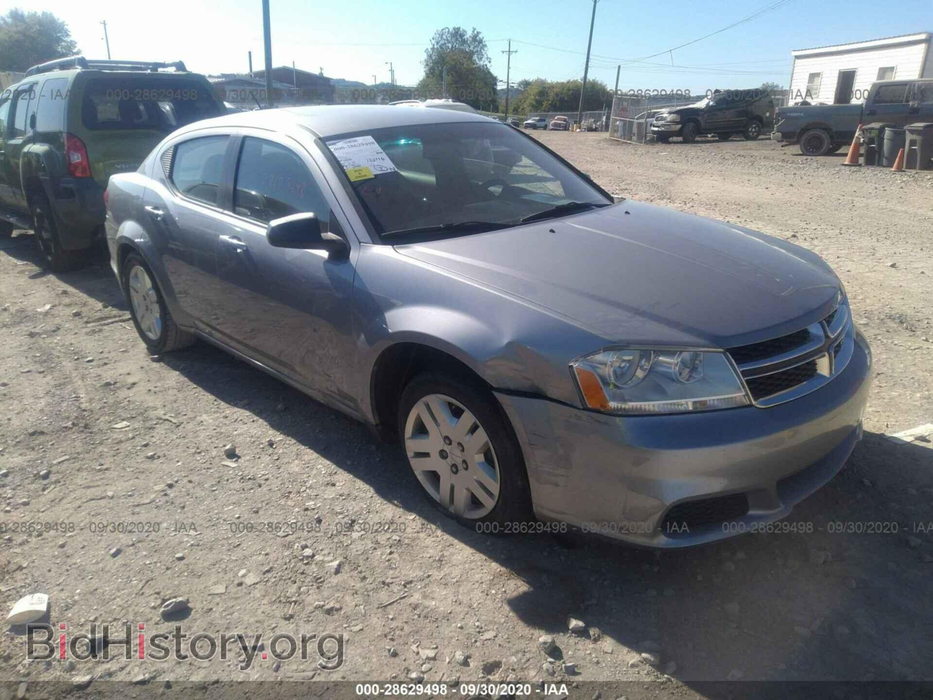 Фотография 1C3CDZAB4DN755963 - DODGE AVENGER 2013