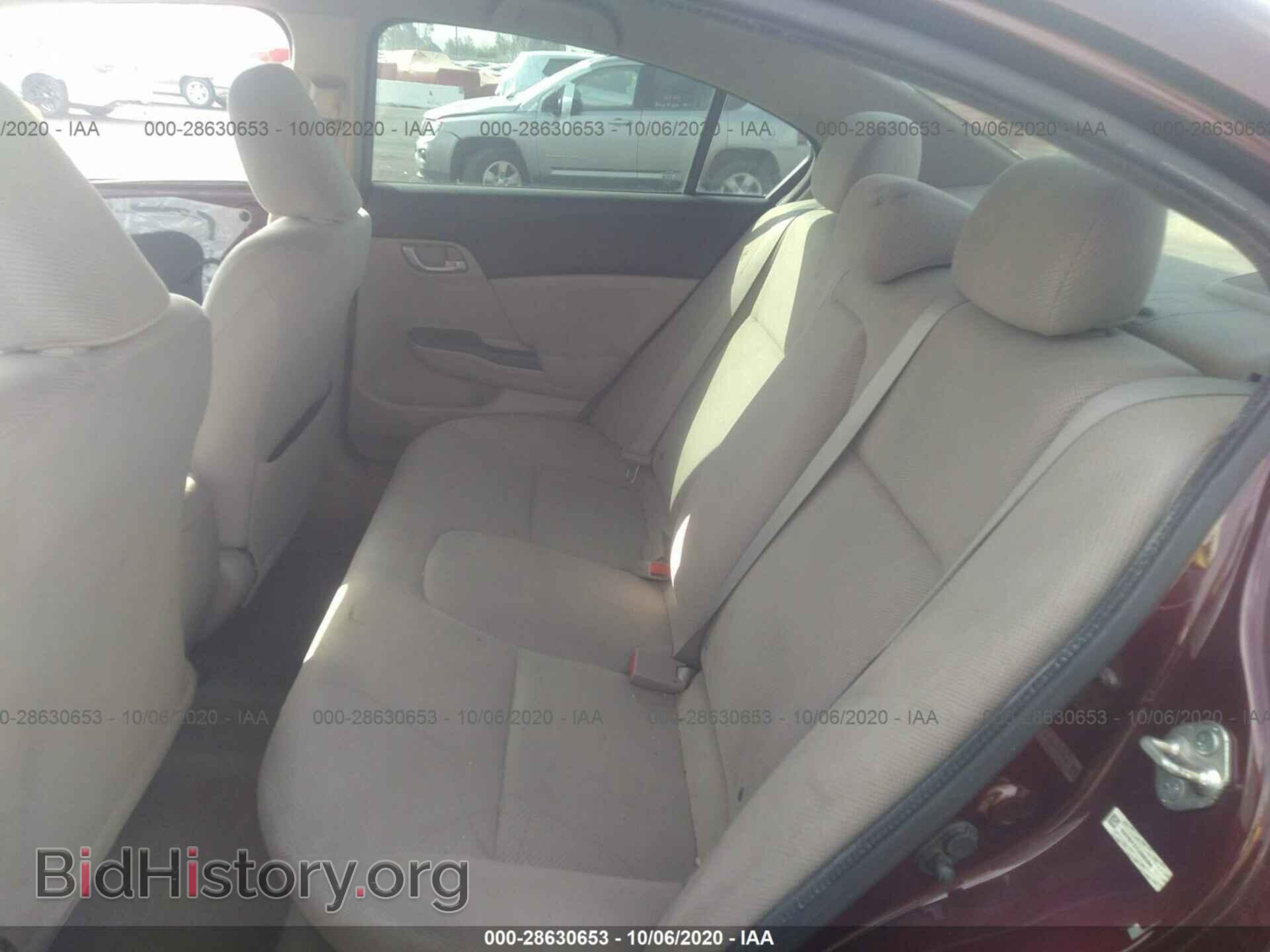 2012 HONDA CIVIC SDN - VIN: 19XFB2F57CE080394 - Фото 8