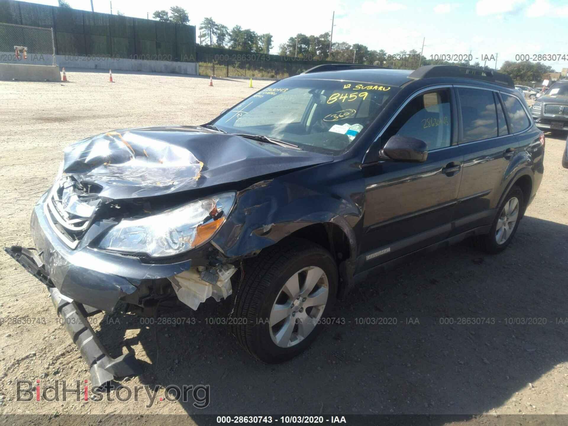 2012 SUBARU OUTBACK - VIN: 4S4BRBGC3C3248459 - Фото 2