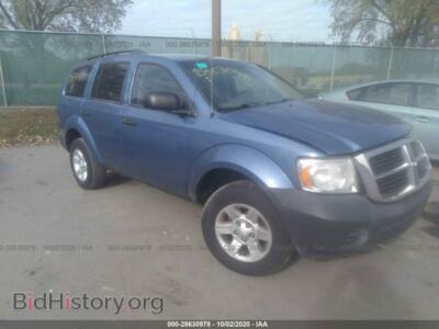 2008 Dodge DURANGO SXT, blue — VIN 1D8HB38N88F117978, IAAI