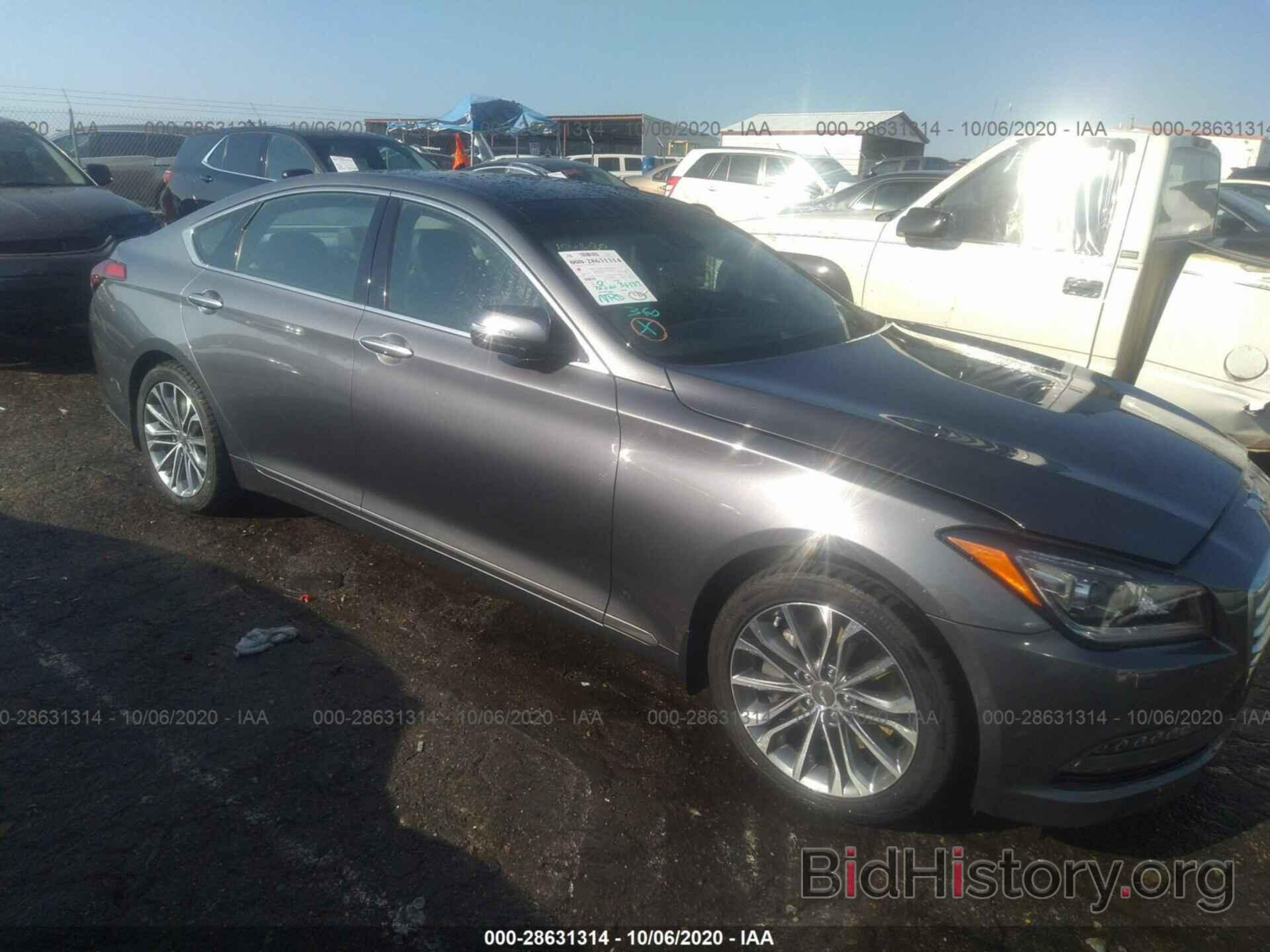 Photo KMHGN4JE8GU118572 - HYUNDAI GENESIS 2016