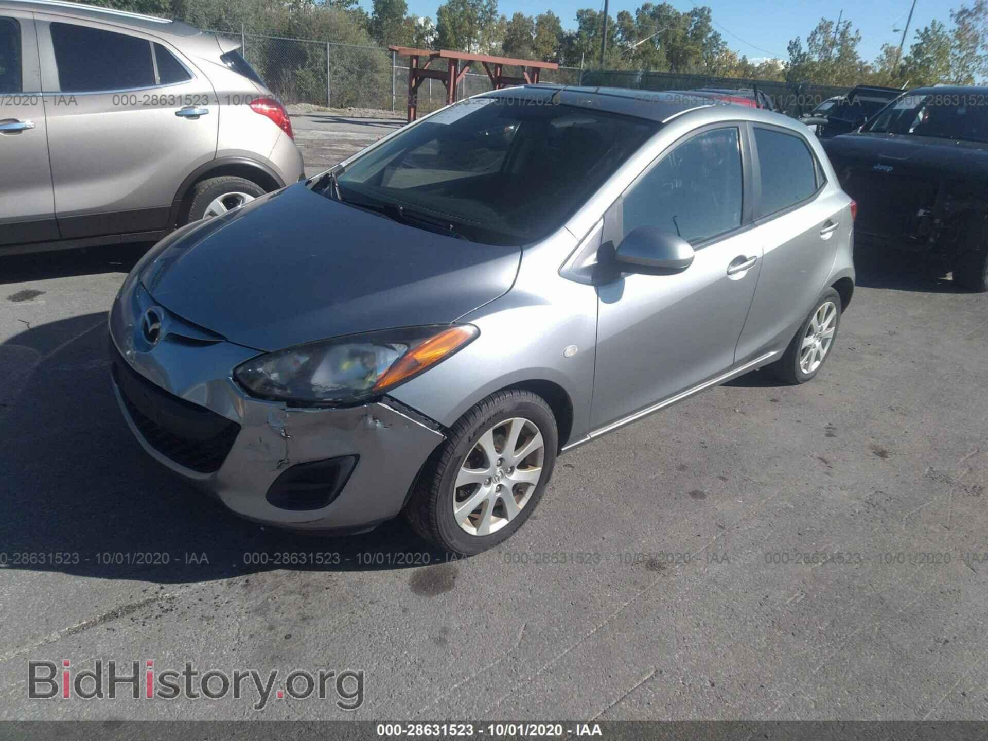 2012 MAZDA MAZDA2 - VIN: JM1DE1KY6C0144796 - Фото 2