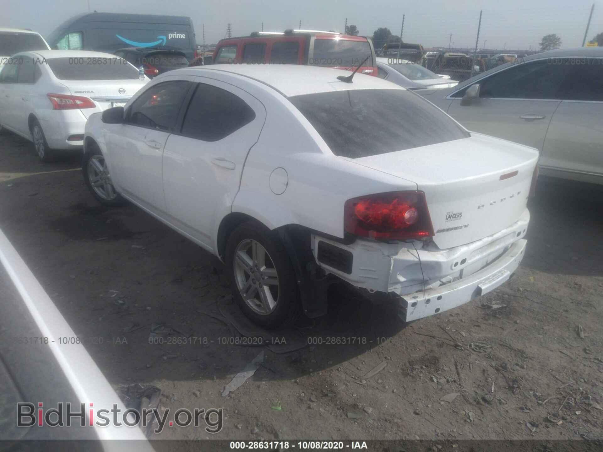 2013 DODGE AVENGER - VIN: 1C3CDZCB2DN664106 - Фото 3