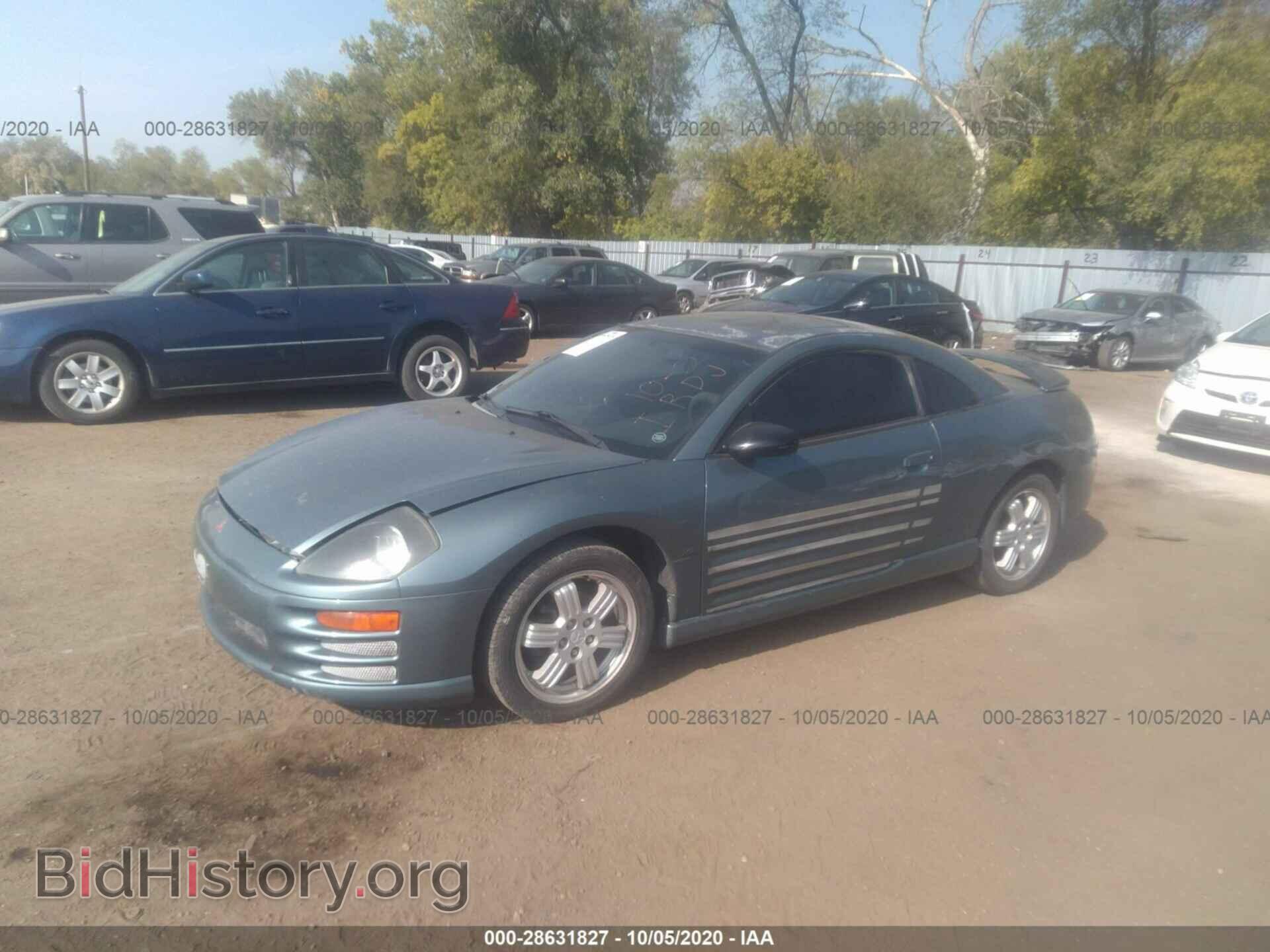 2000 MITSUBISHI ECLIPSE - VIN: 4A3AC84L6YE178926 - Фото 2