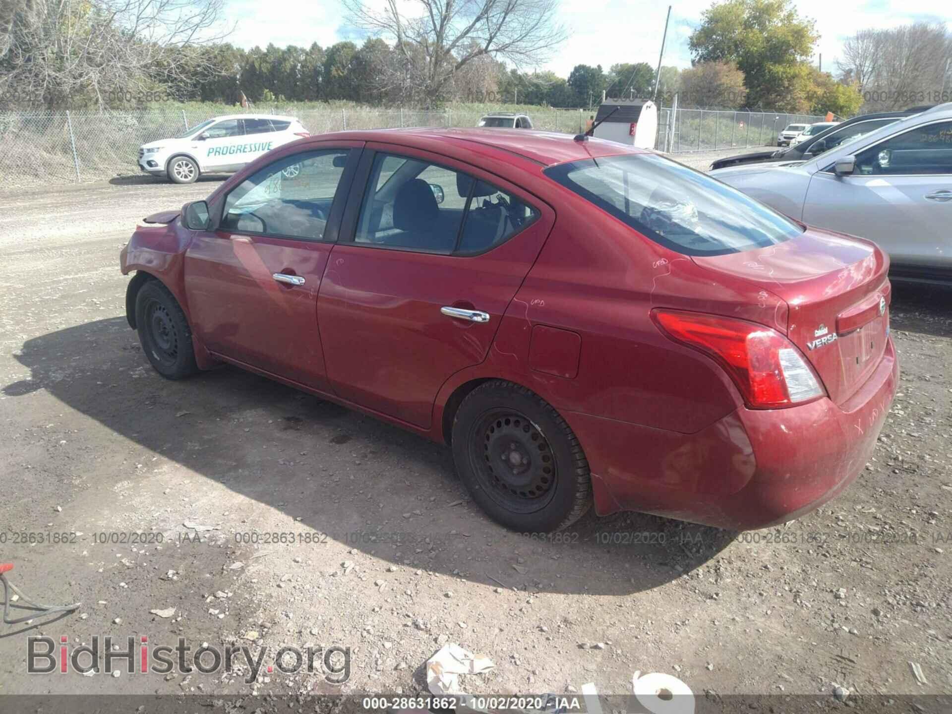 2012 NISSAN VERSA - VIN: 3N1CN7AP7CL848695 - Фото 3