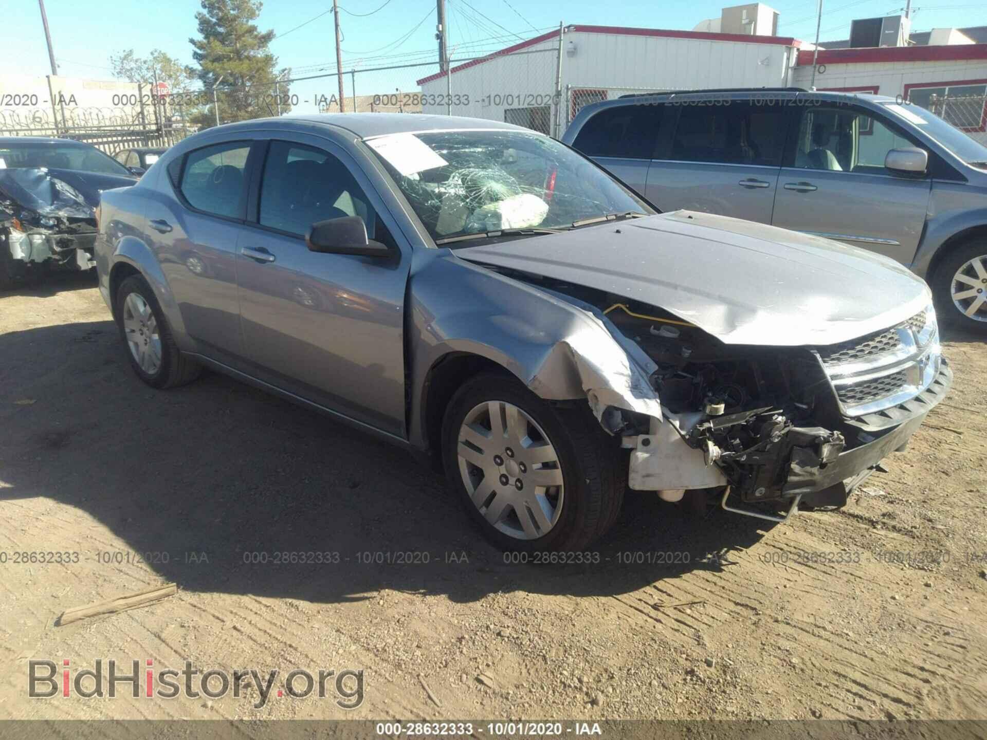 Фотография 1C3CDZAG4DN750791 - DODGE AVENGER 2013