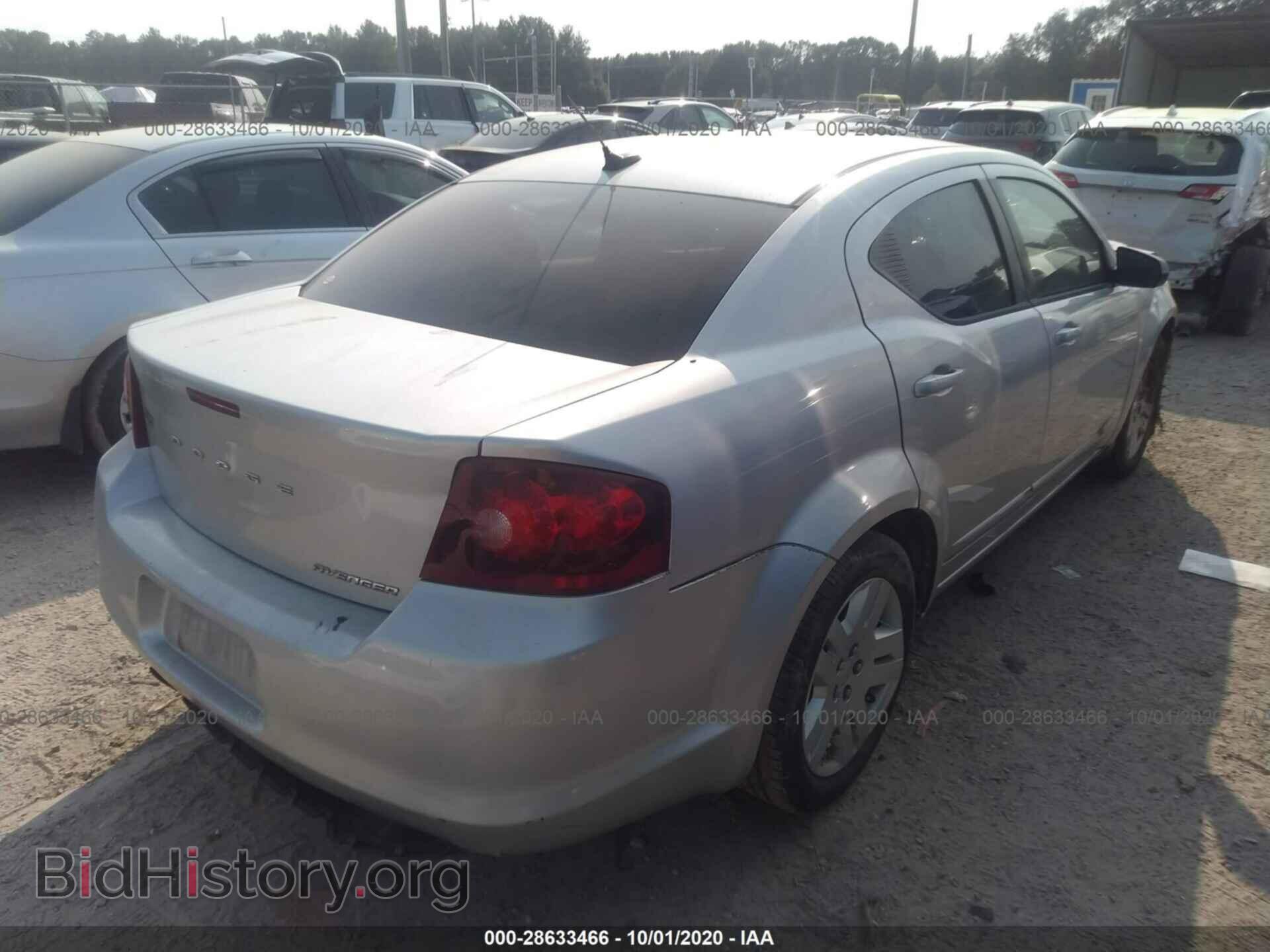 2012 DODGE AVENGER - VIN: 1C3CDZABXCN285369 - Фото 4