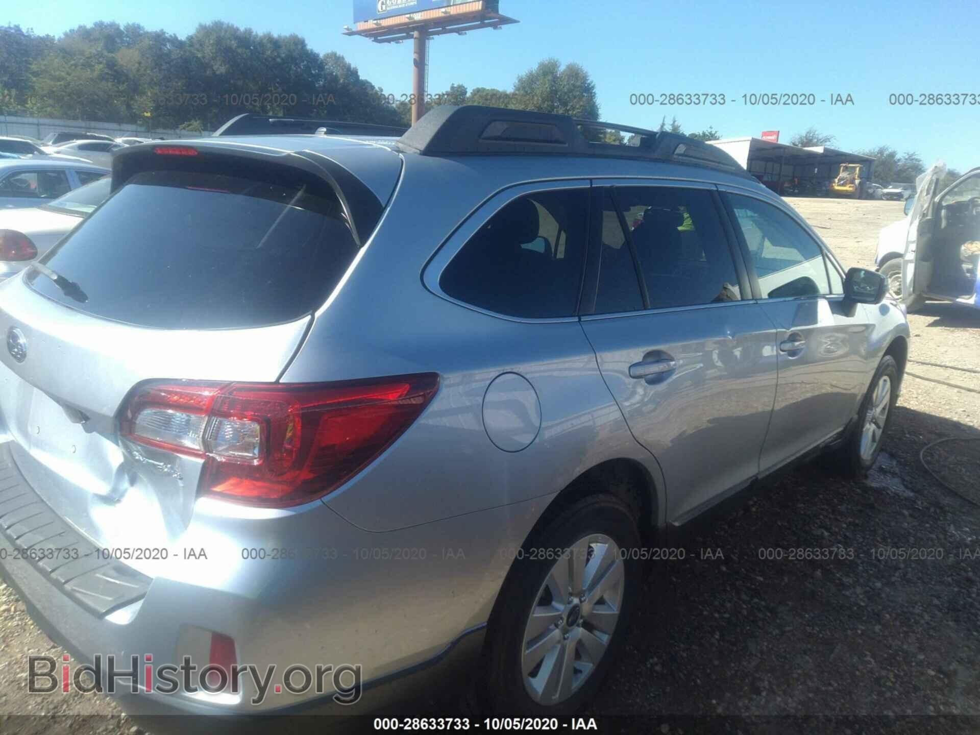 2015 SUBARU OUTBACK - VIN: 4S4BSBFC9F3310991 - Фото 4