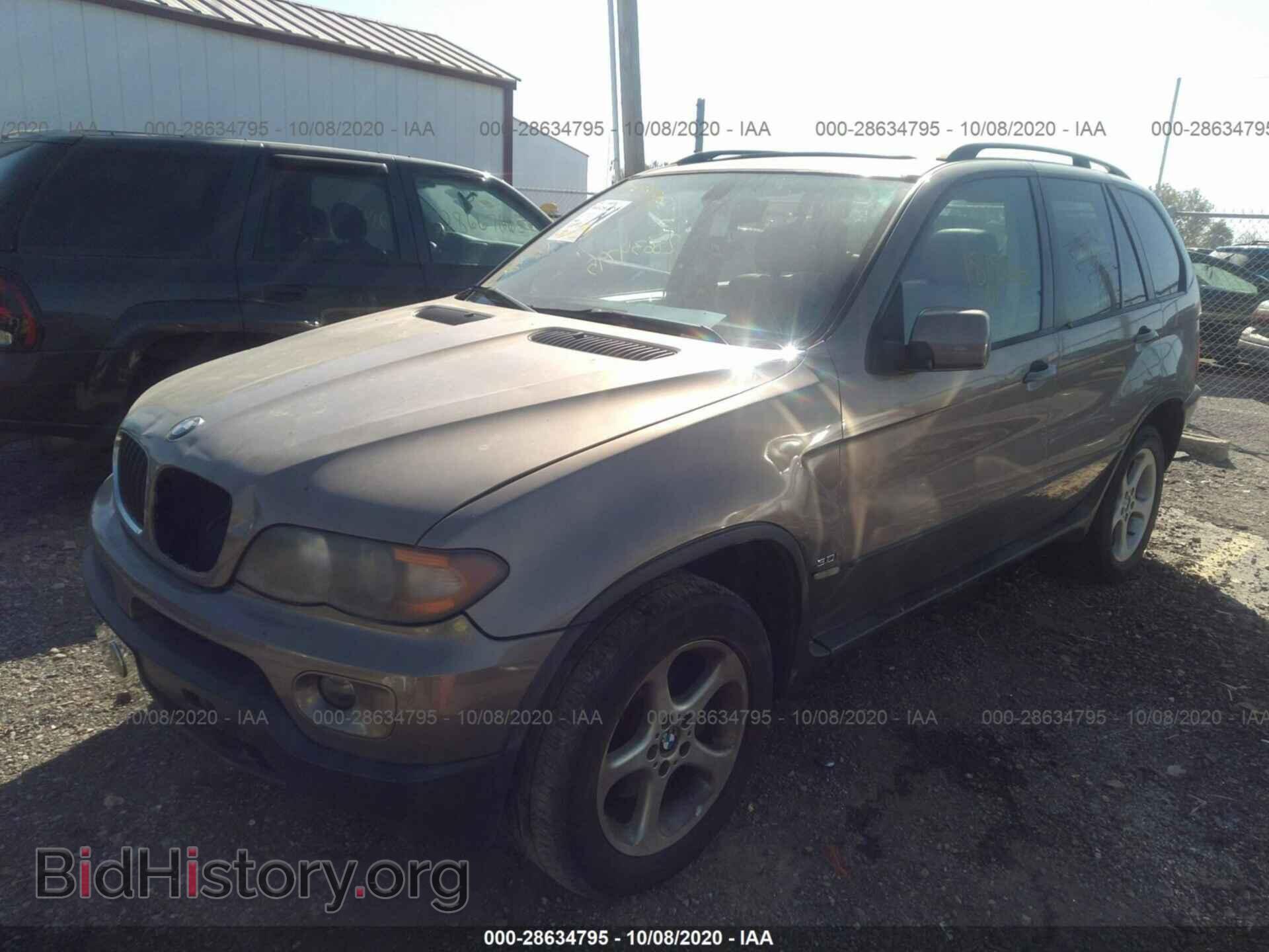 2005 BMW X5 - VIN: 5UXFA13535LY08240 - Фото 2