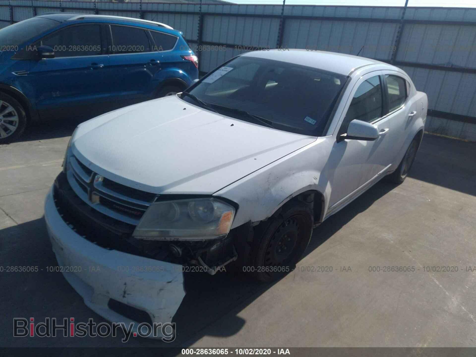 2011 DODGE AVENGER - VIN: 1B3BD1FB8BN558830 - Фото 2