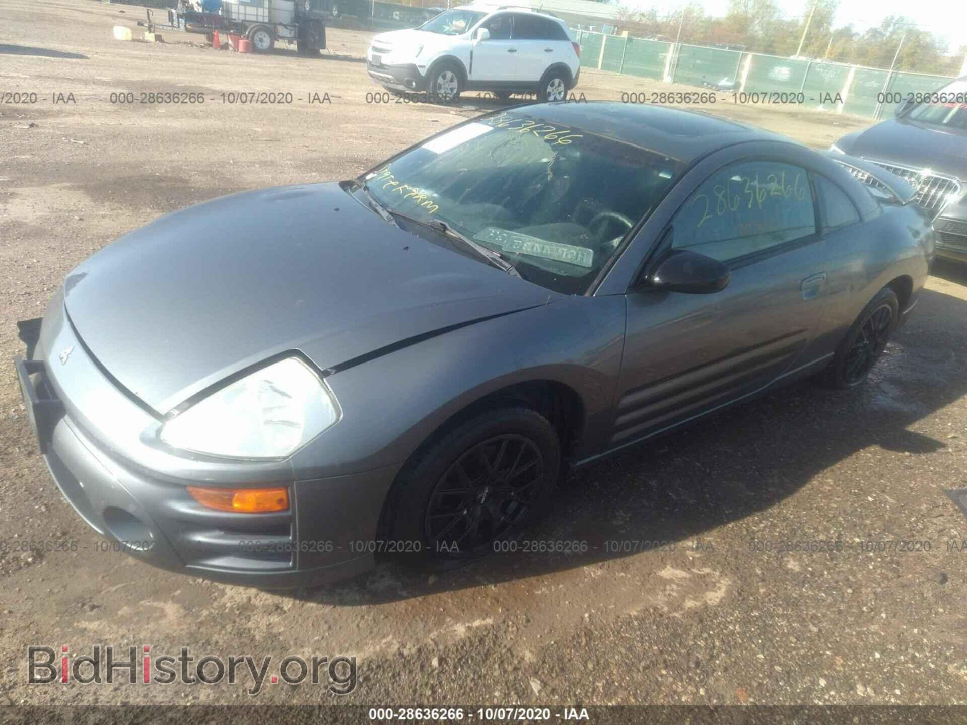 2004 MITSUBISHI ECLIPSE - VIN: 4A3AC44G04E066144 - Фото 2
