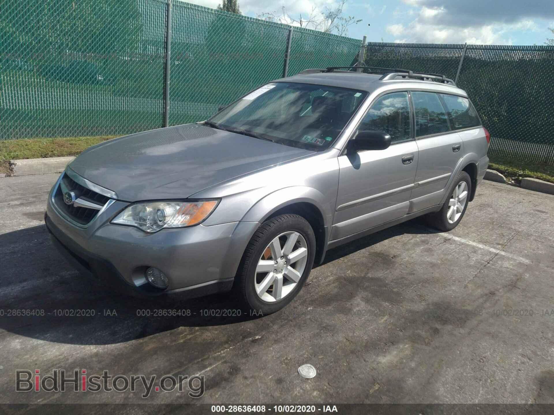 2009 SUBARU OUTBACK - VIN: 4S4BB61CX97347366 - Фото 2