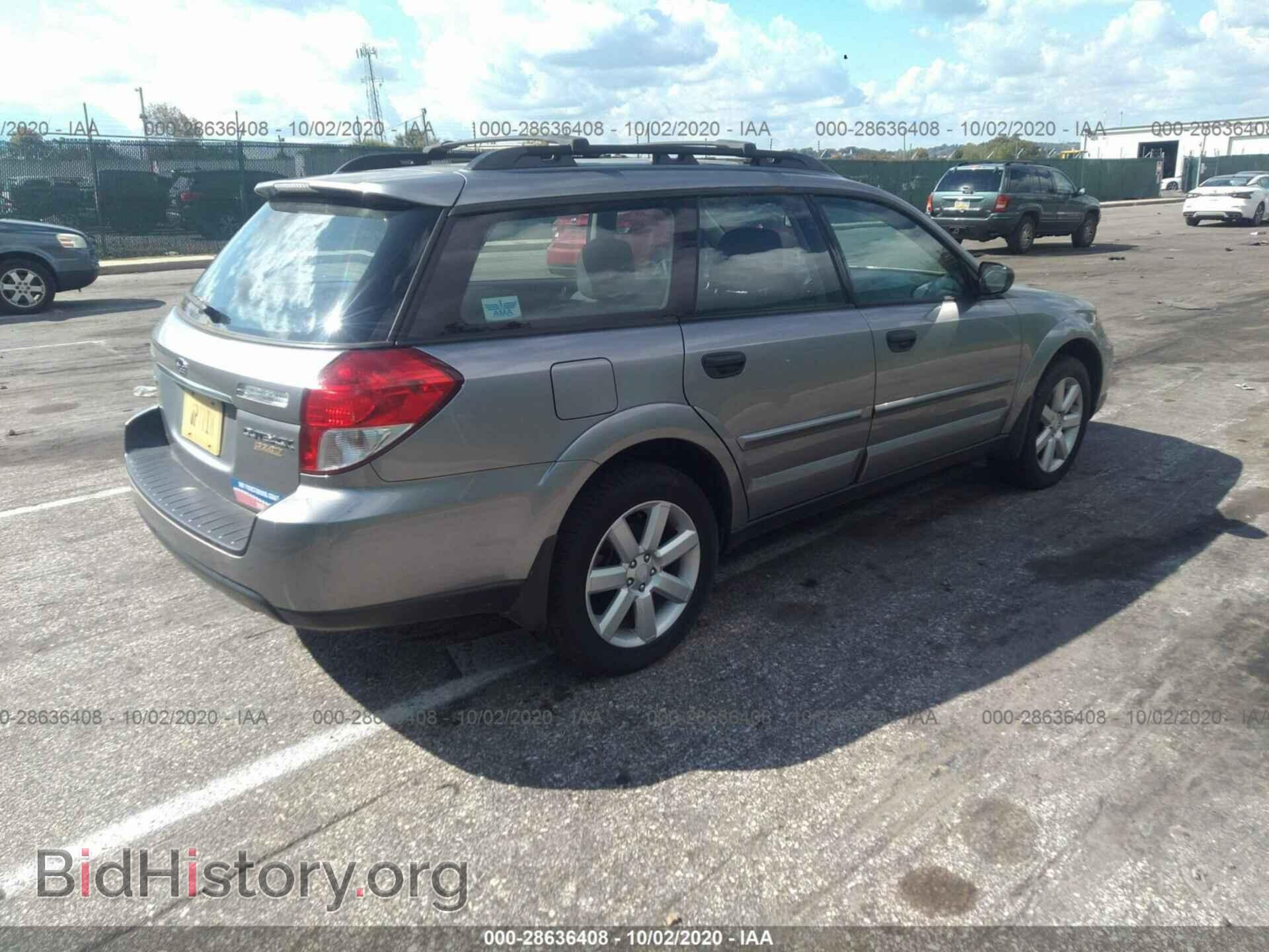2009 SUBARU OUTBACK - VIN: 4S4BB61CX97347366 - Фото 4