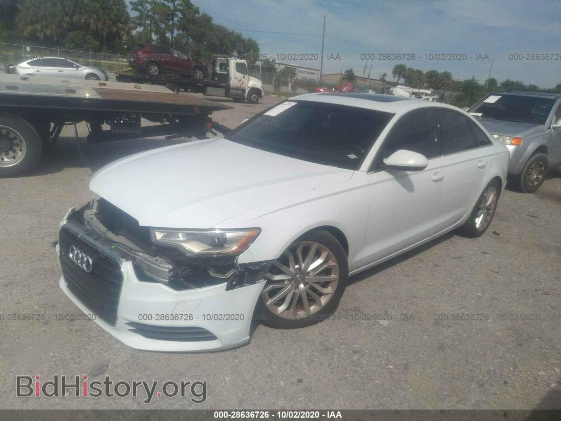2012 AUDI A6 - VIN: WAUDFAFC6CN150724 - Фото 2