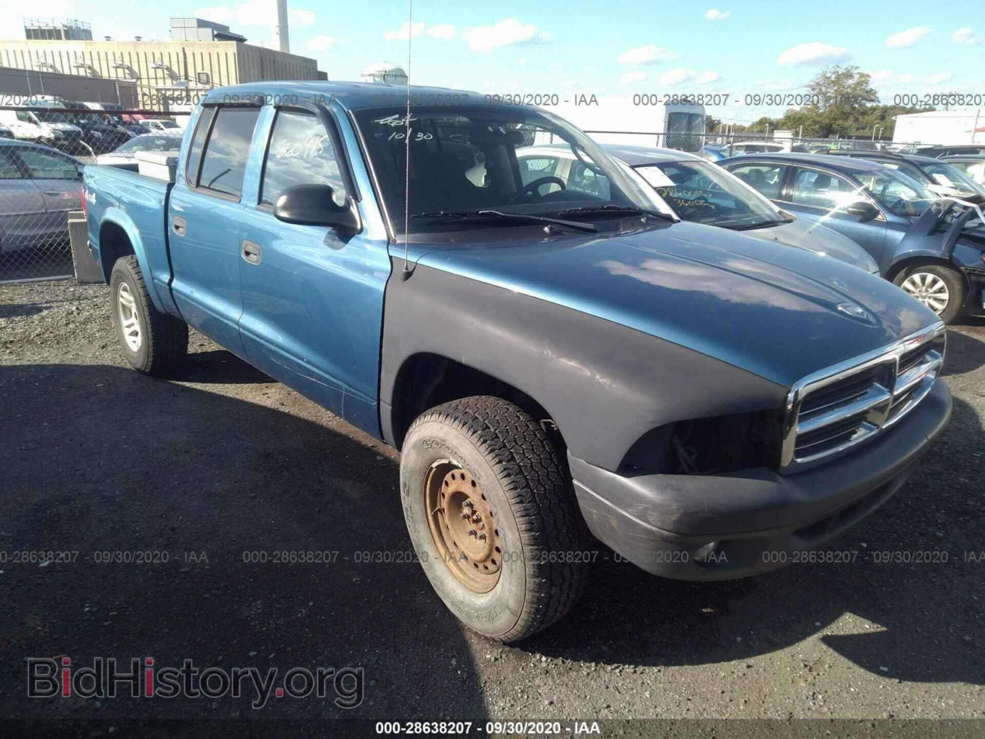 Photo 1D7HG38K84S734052 - DODGE DAKOTA 2004