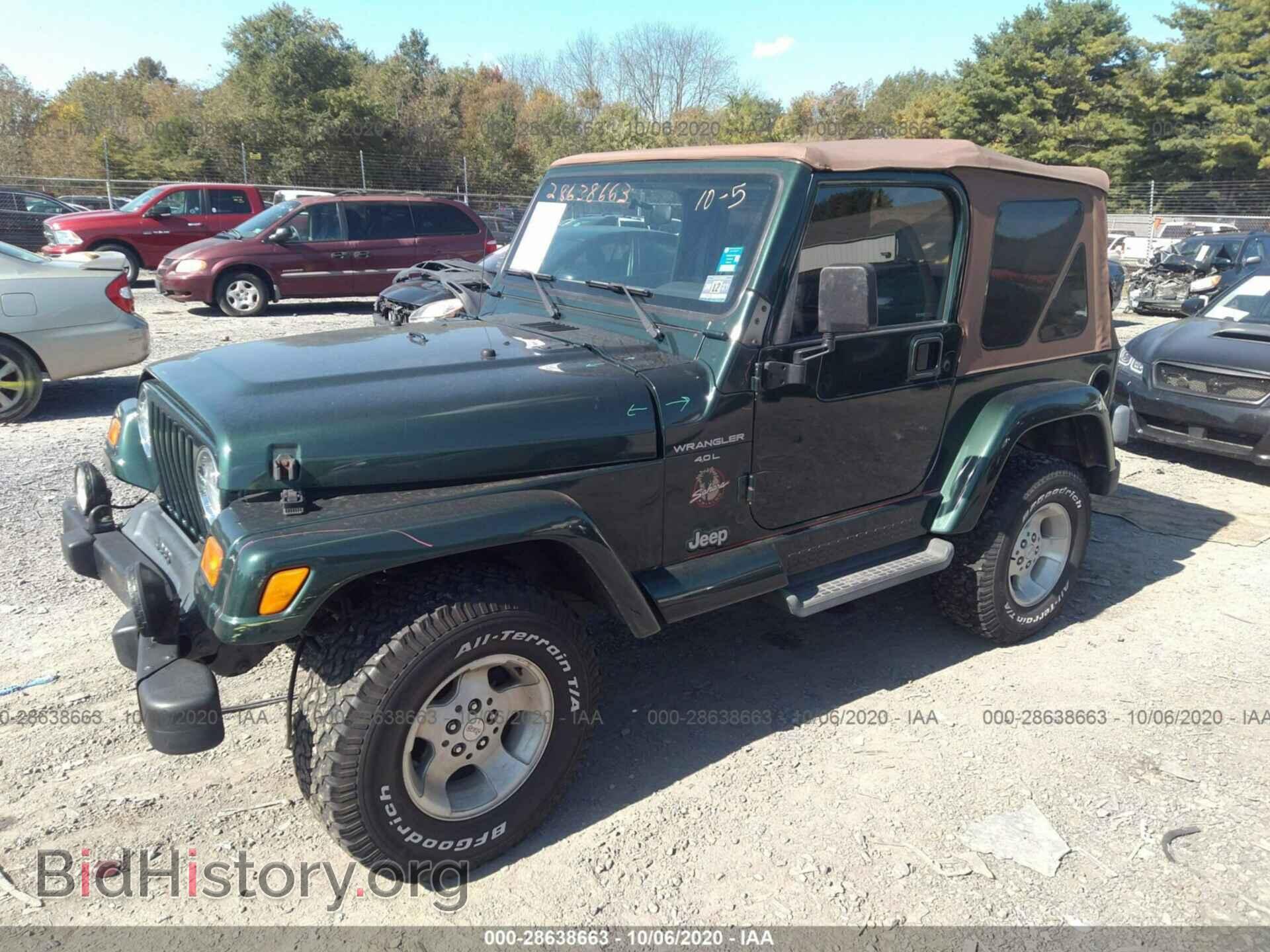 2000 JEEP WRANGLER - VIN: 1J4FA59S7YP792993 - Фото 2