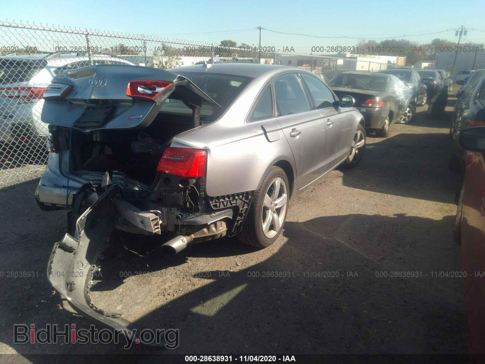 2012 AUDI A6 - VIN: WAUBGAFC5CN005551 - Фото 4