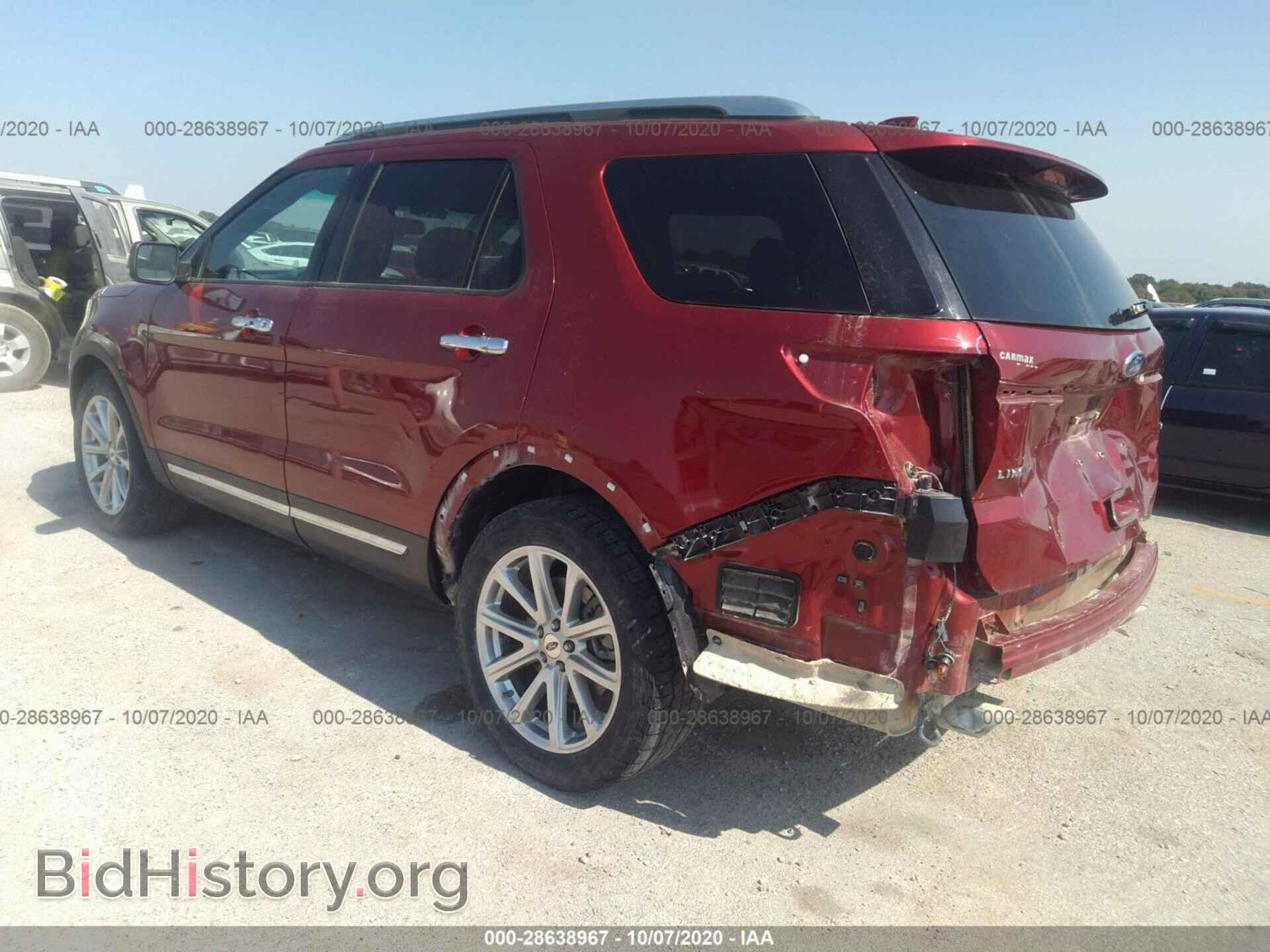 2016 FORD EXPLORER - VIN: 1FM5K8F81GGC09532 - Фото 3