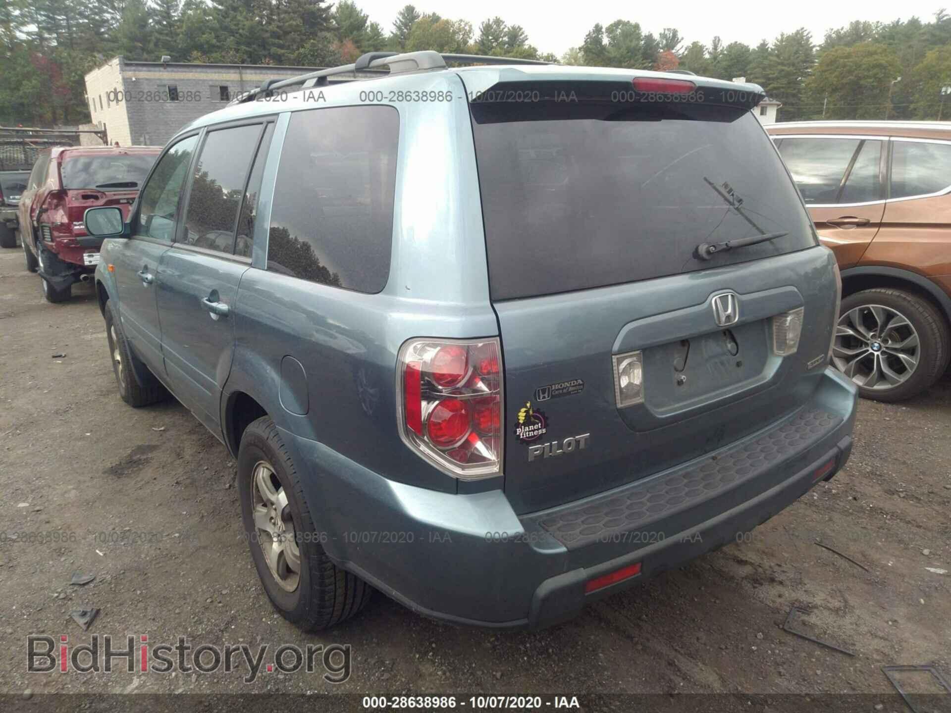 2006 HONDA PILOT - VIN: 2HKYF18686H513721 - Фото 3