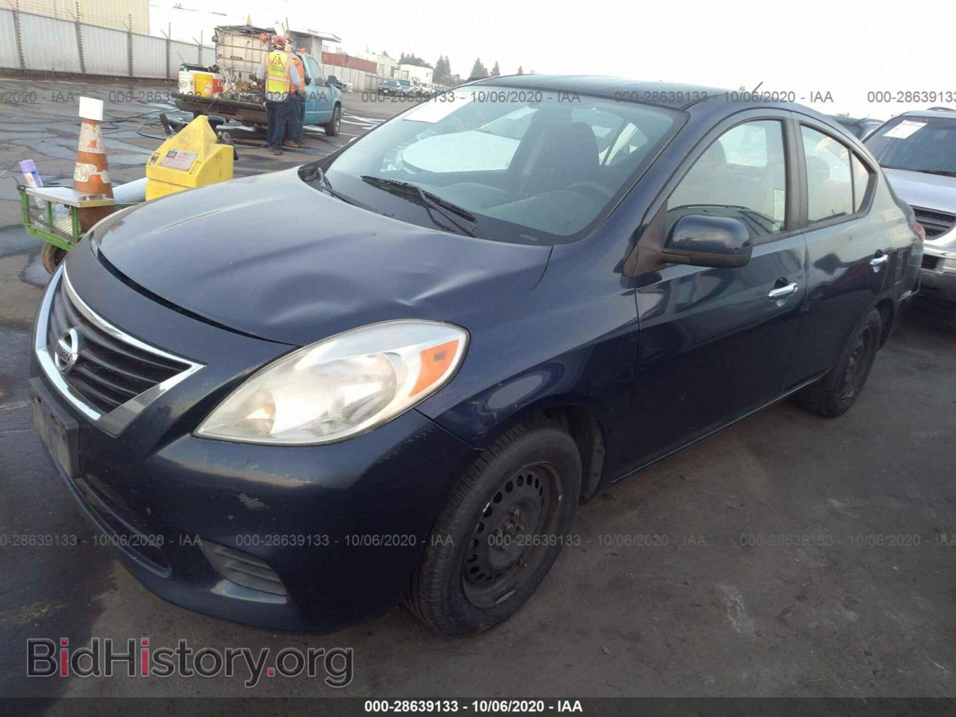 2012 NISSAN VERSA - VIN: 3N1CN7AP1CL827700 - Фото 2