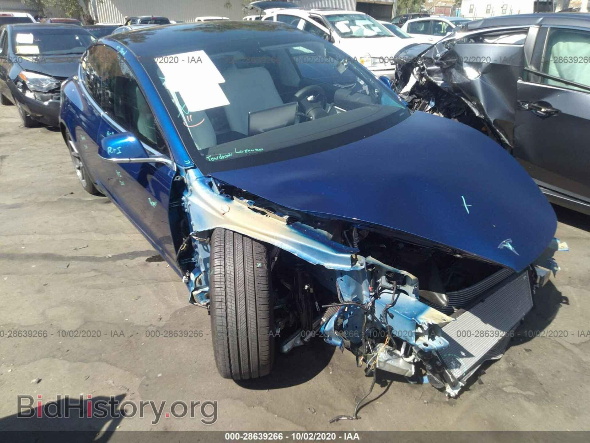 Photo 5YJ3E1EB2LF720159 - TESLA MODEL 3 2020