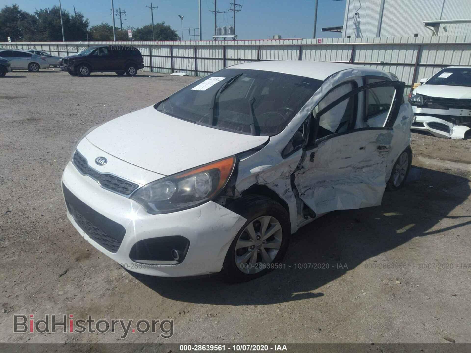 2014 KIA RIO - VIN: KNADN5A38E6333945 - Фото 2